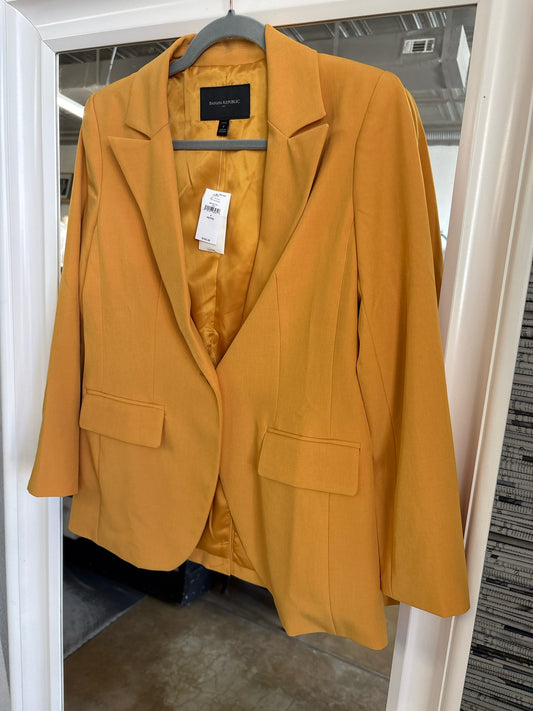 Banana Republic Size 4 Mustard Blazer