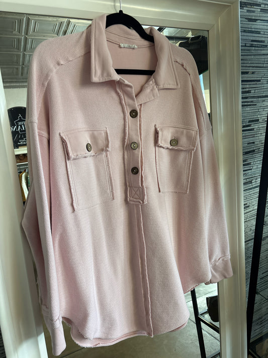 In Bloom Size S Pink Sweatshirt/Hoodie