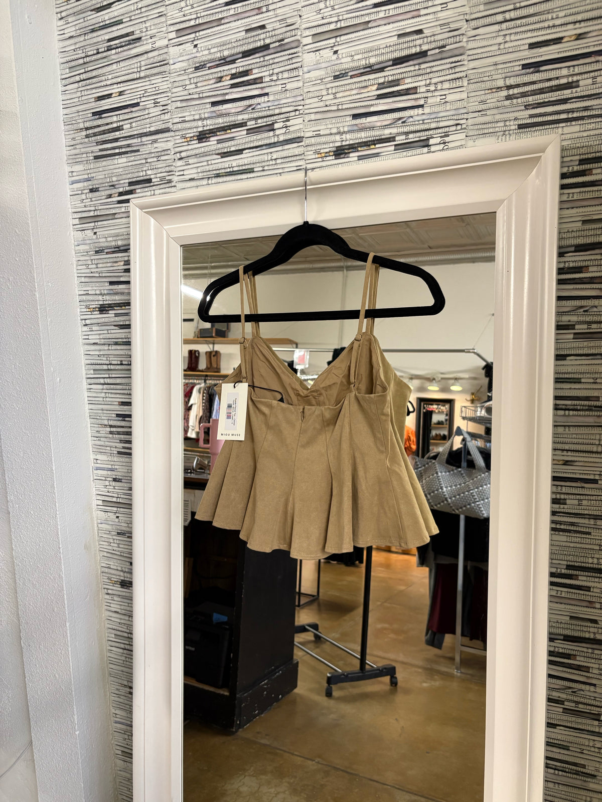 Miou Muse Size S Tan Top