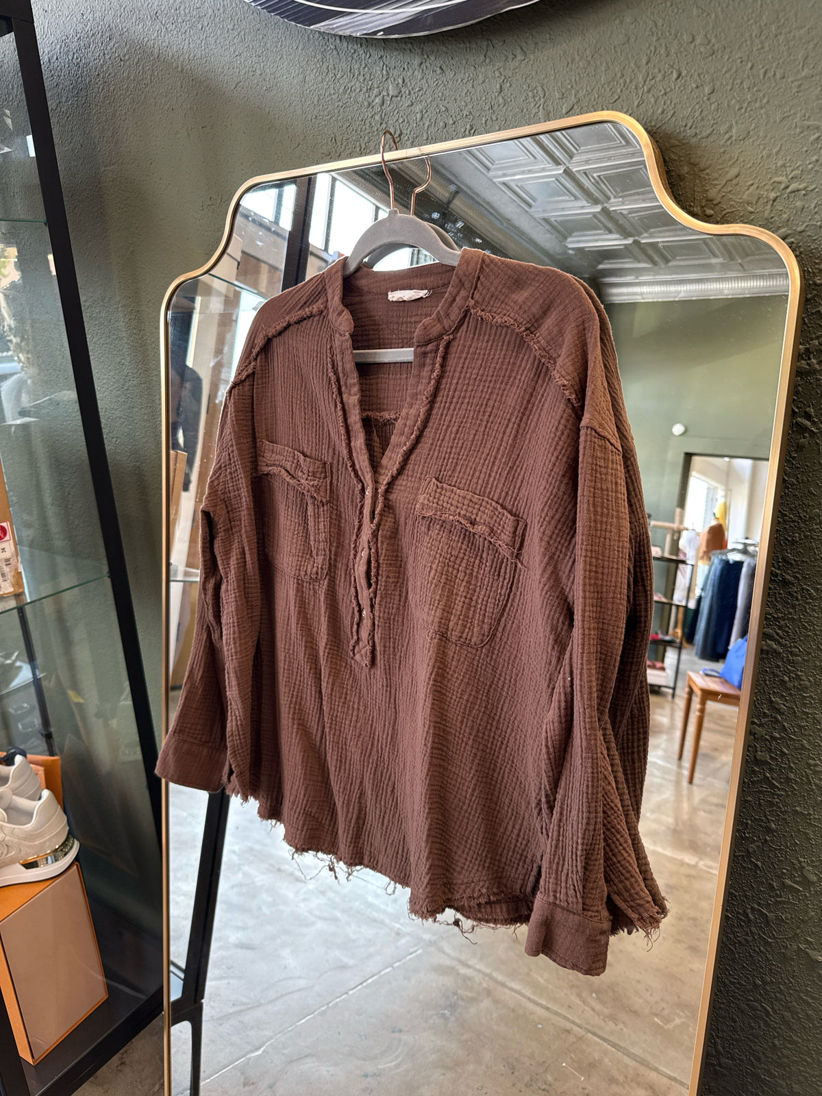 In Loom Size S Brown Top