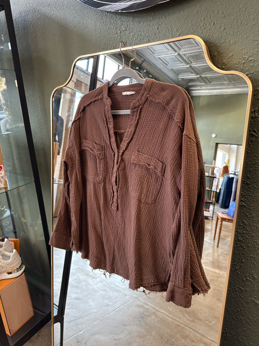 In Loom Size S Brown Top