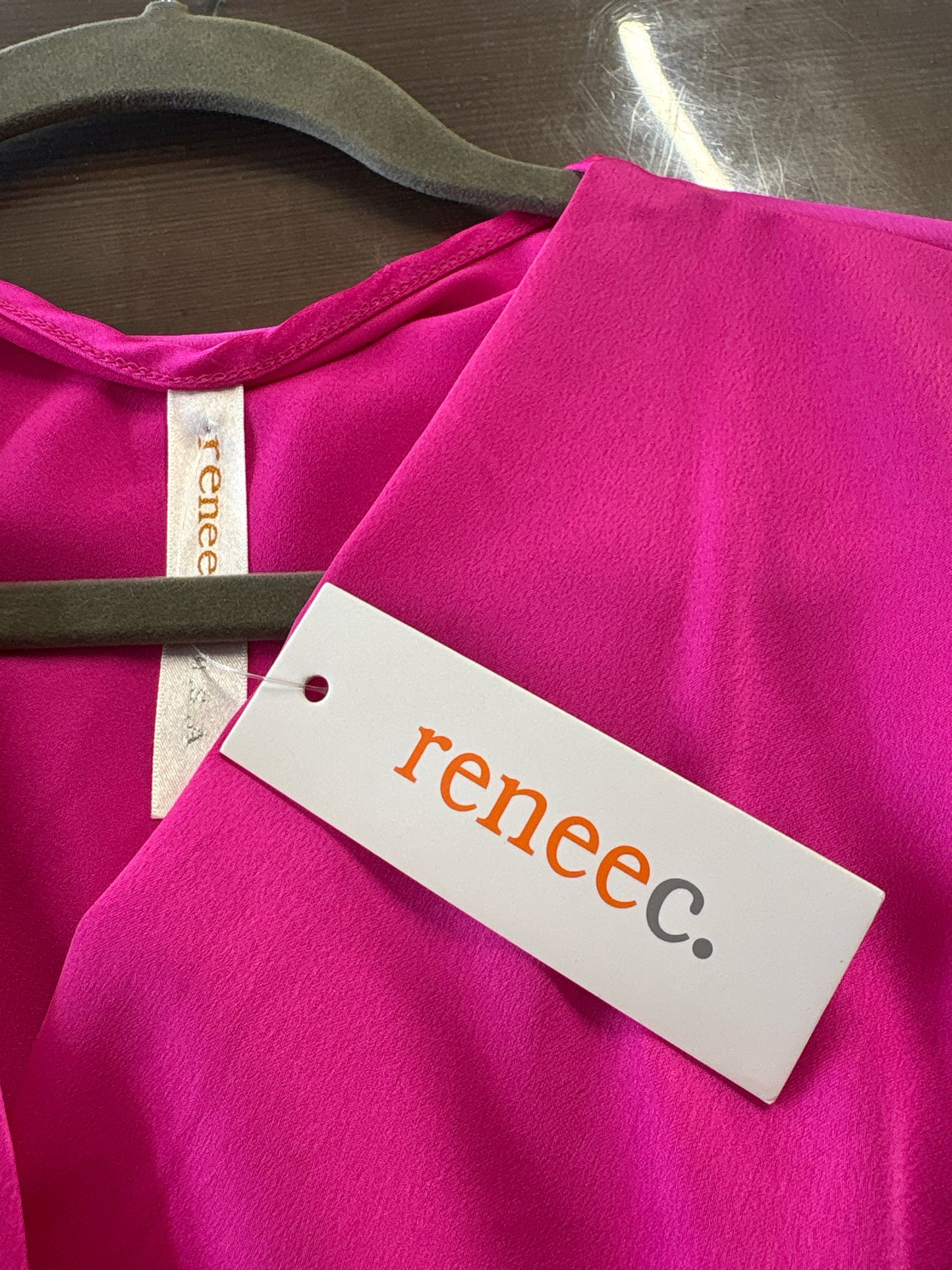 Renee C Size S Hot Pink Top