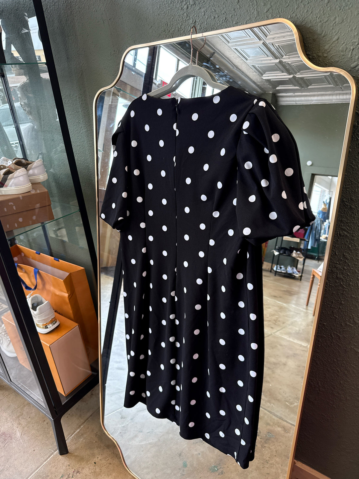 New York and Co Size XL Black/White Dress