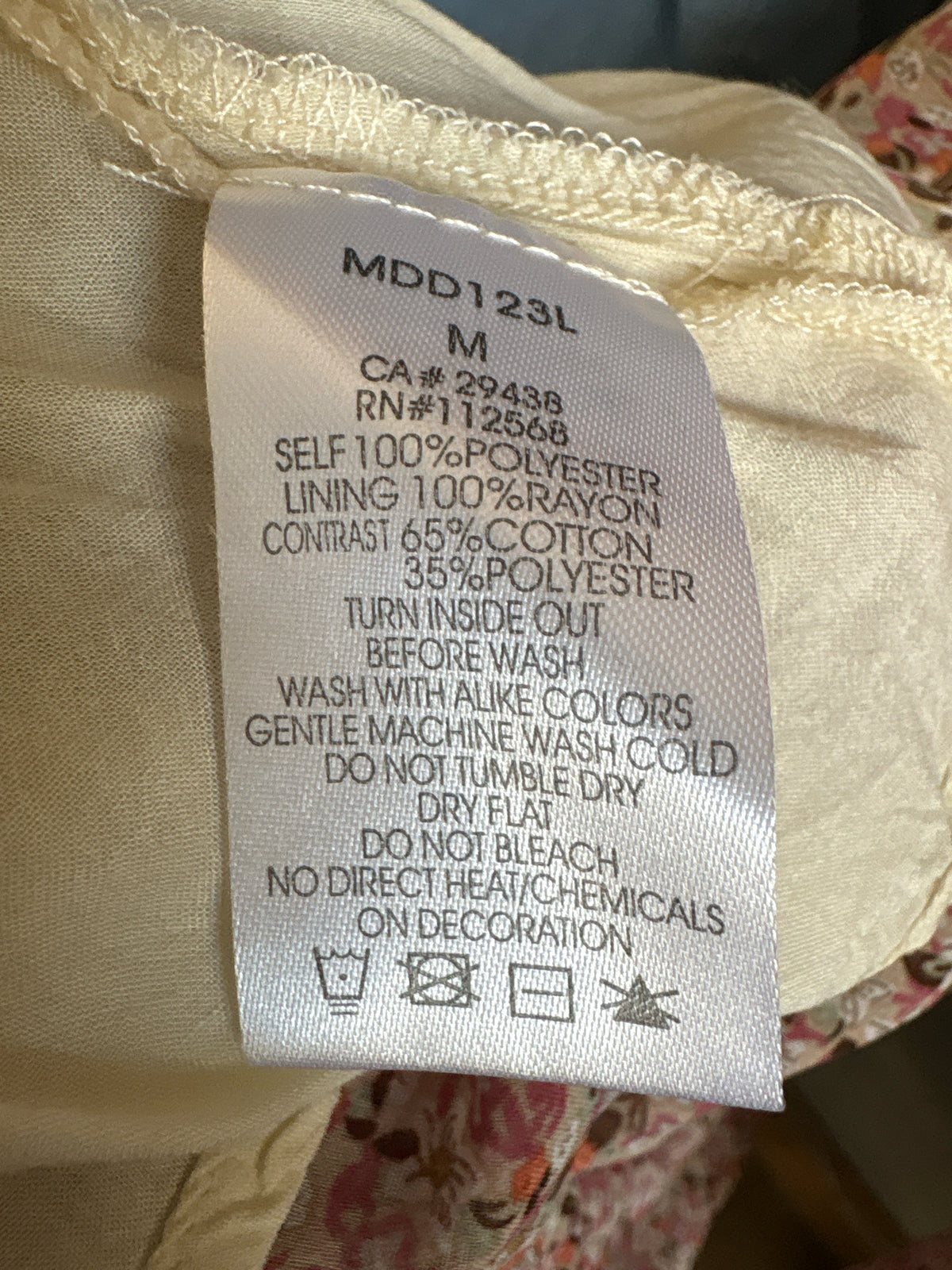 Miss Me Size M pink and orange Dress