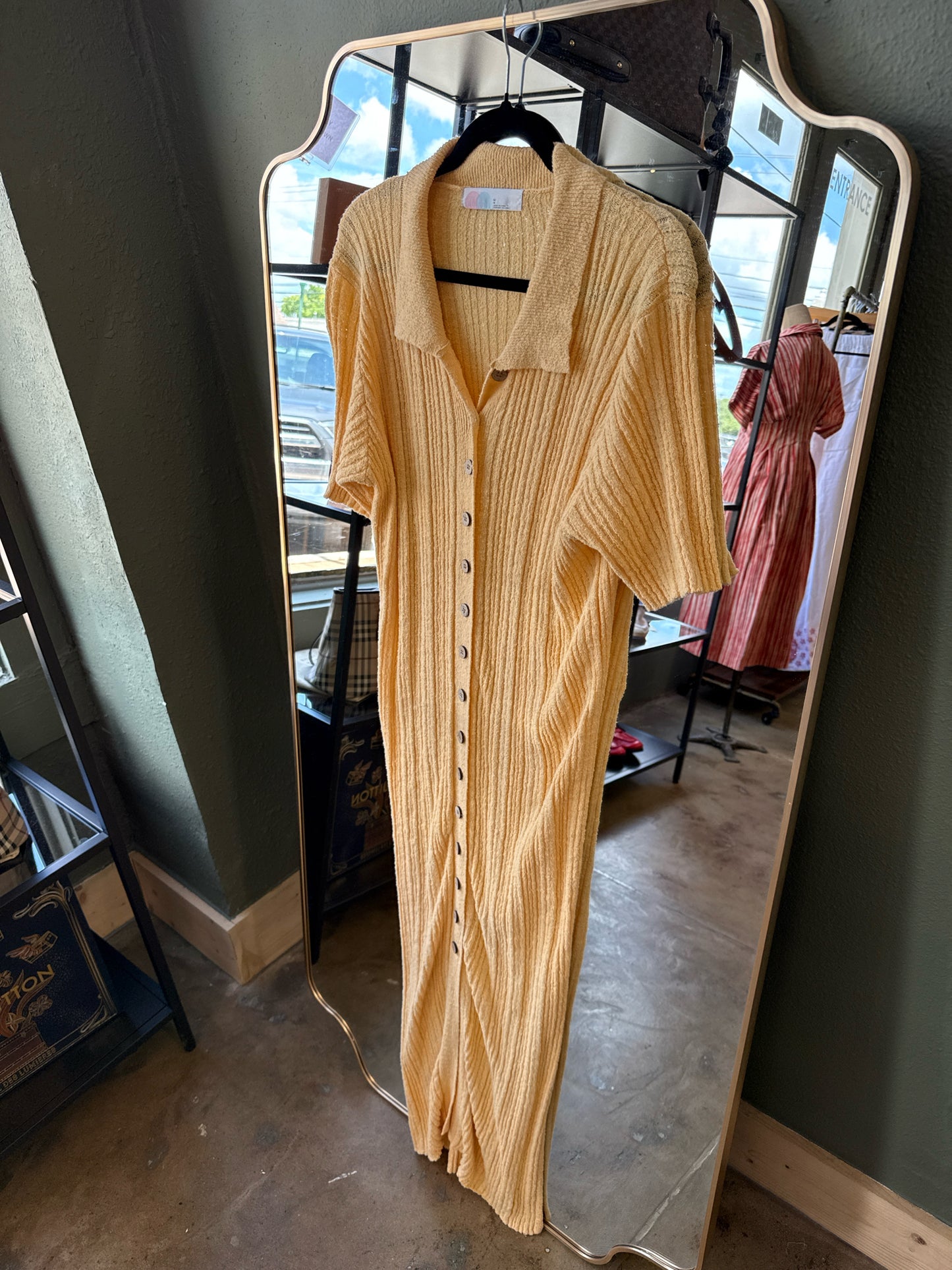 FP Beach Size L Orange Dress