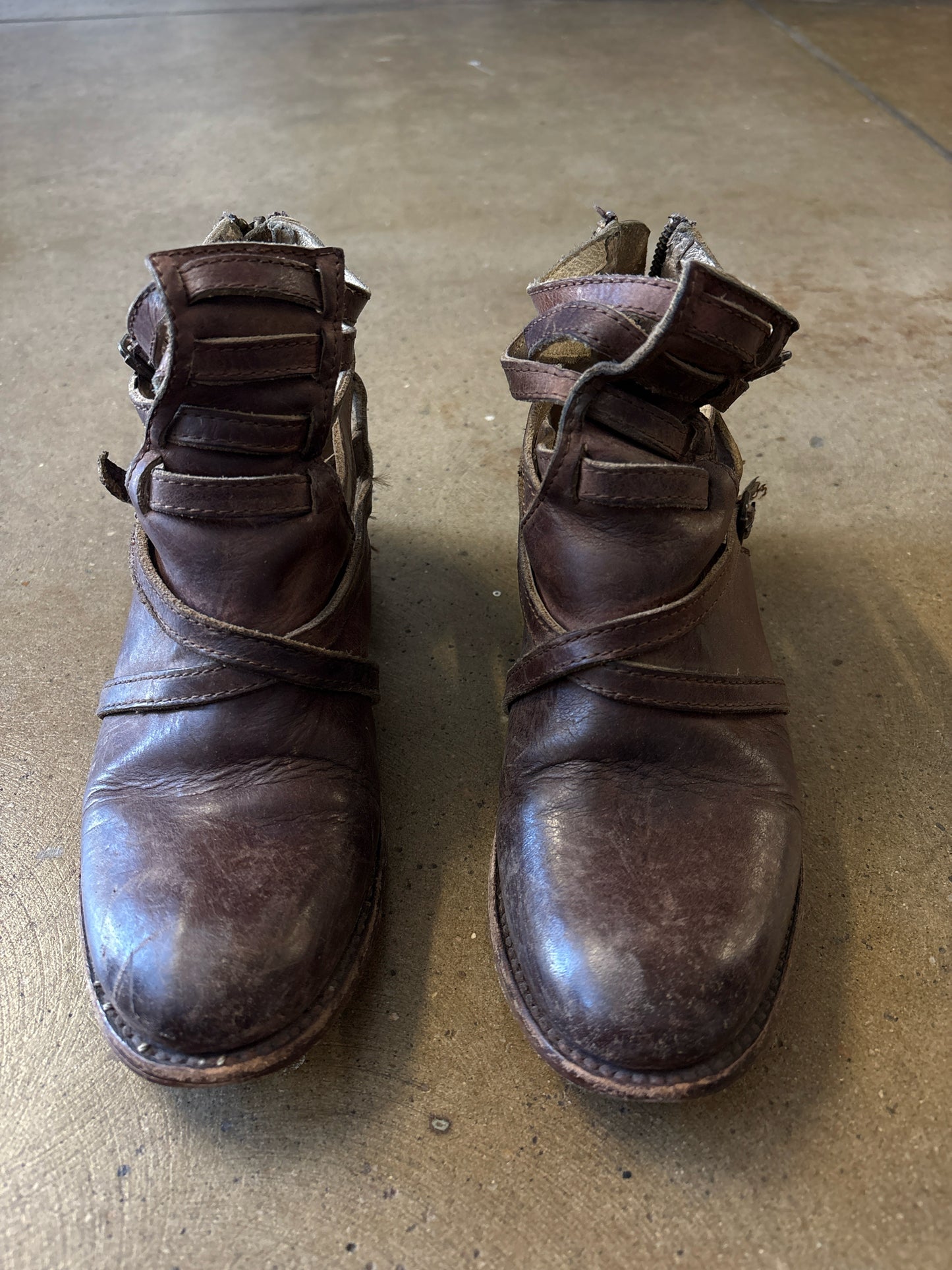 Freebird Shoe Size 6 Brown bootie Boots