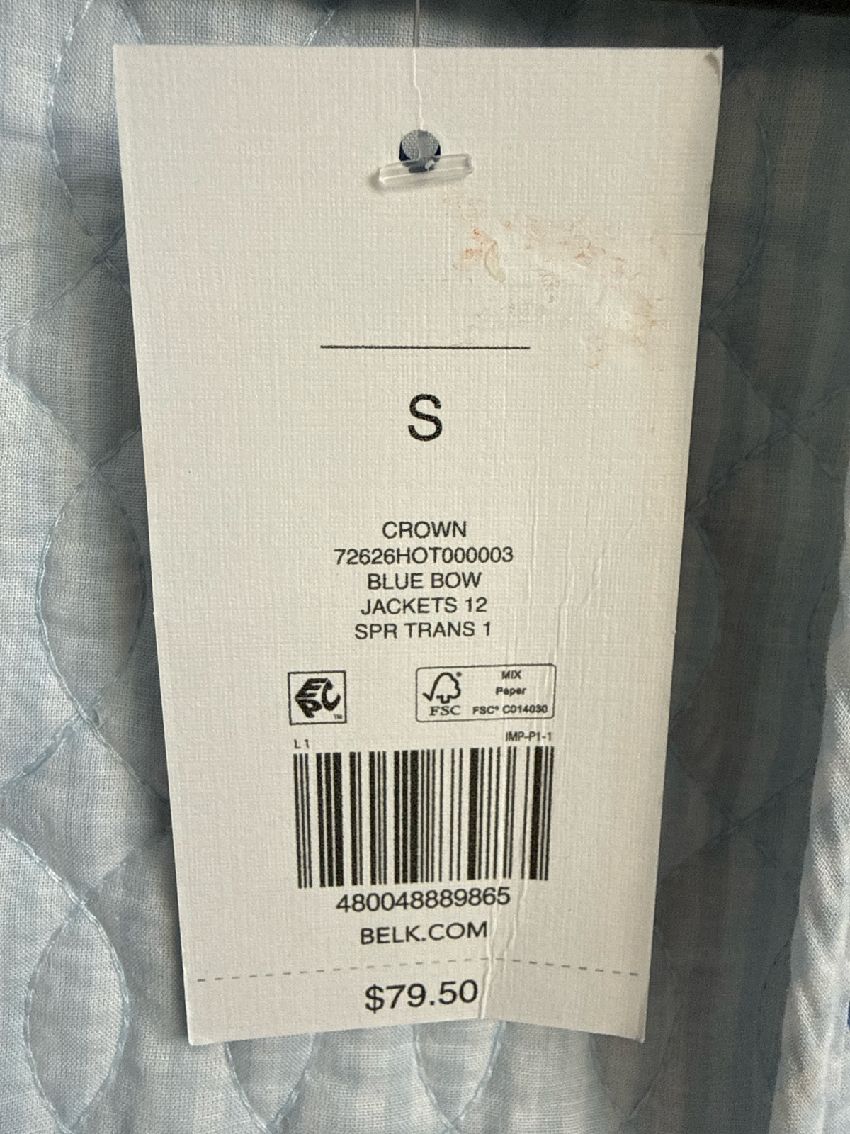 Crown & Ivy Size S Blue Jacket