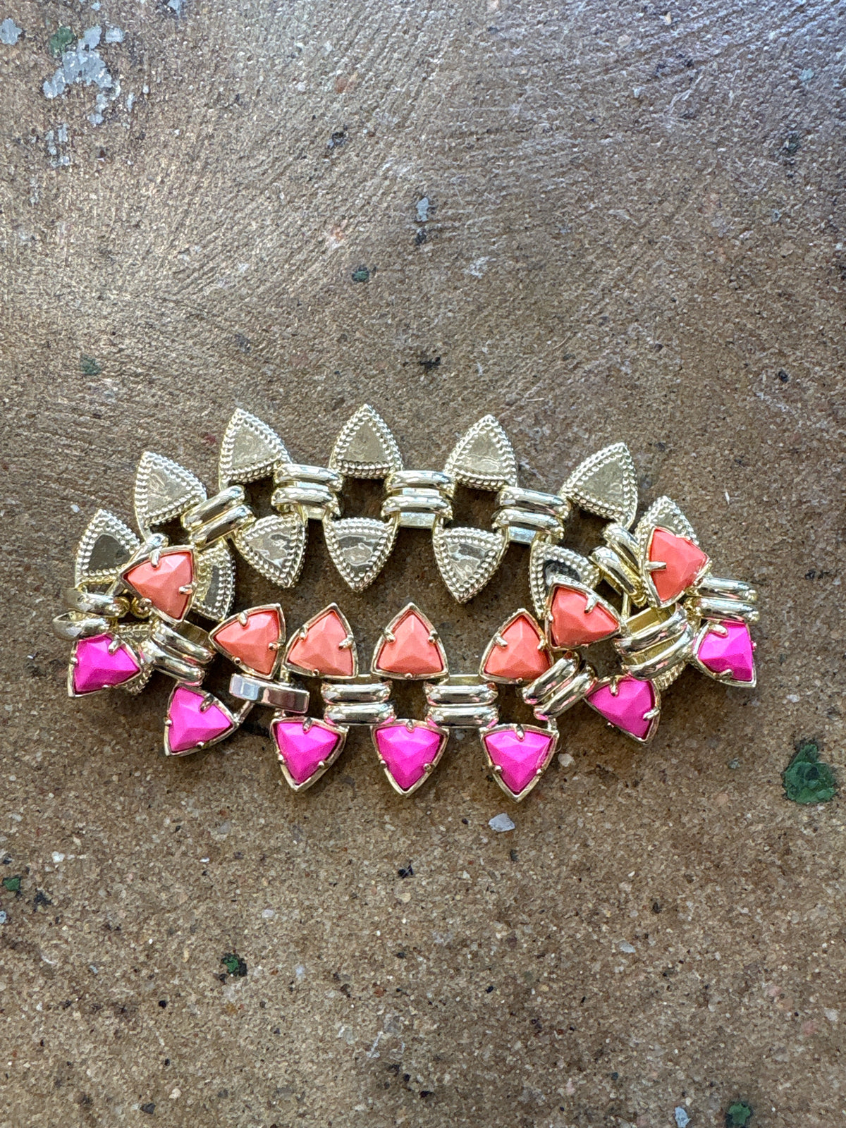 kendra Scott orange and pink Bracelet
