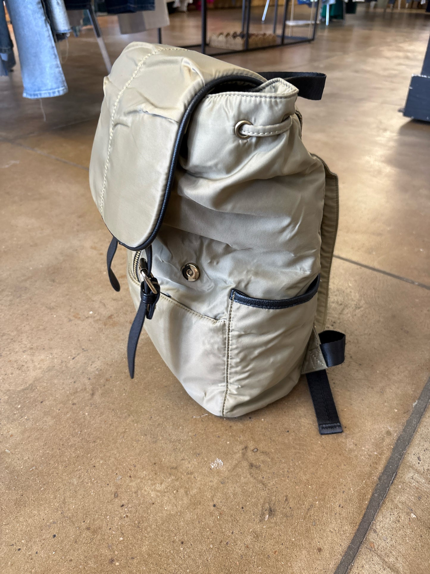 Steve Madden Army Green Backpack