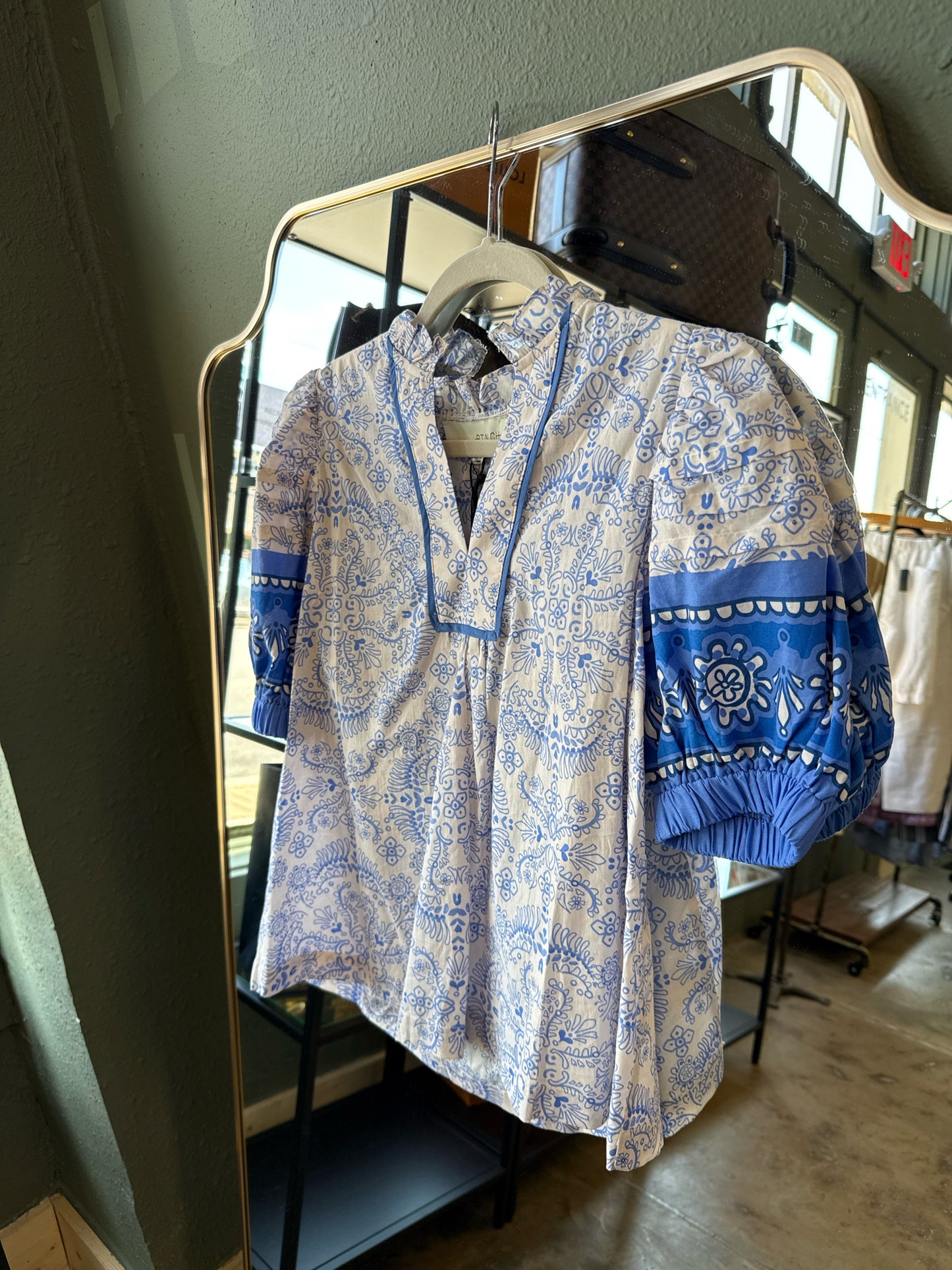 Pinch Size S Blue/White Top