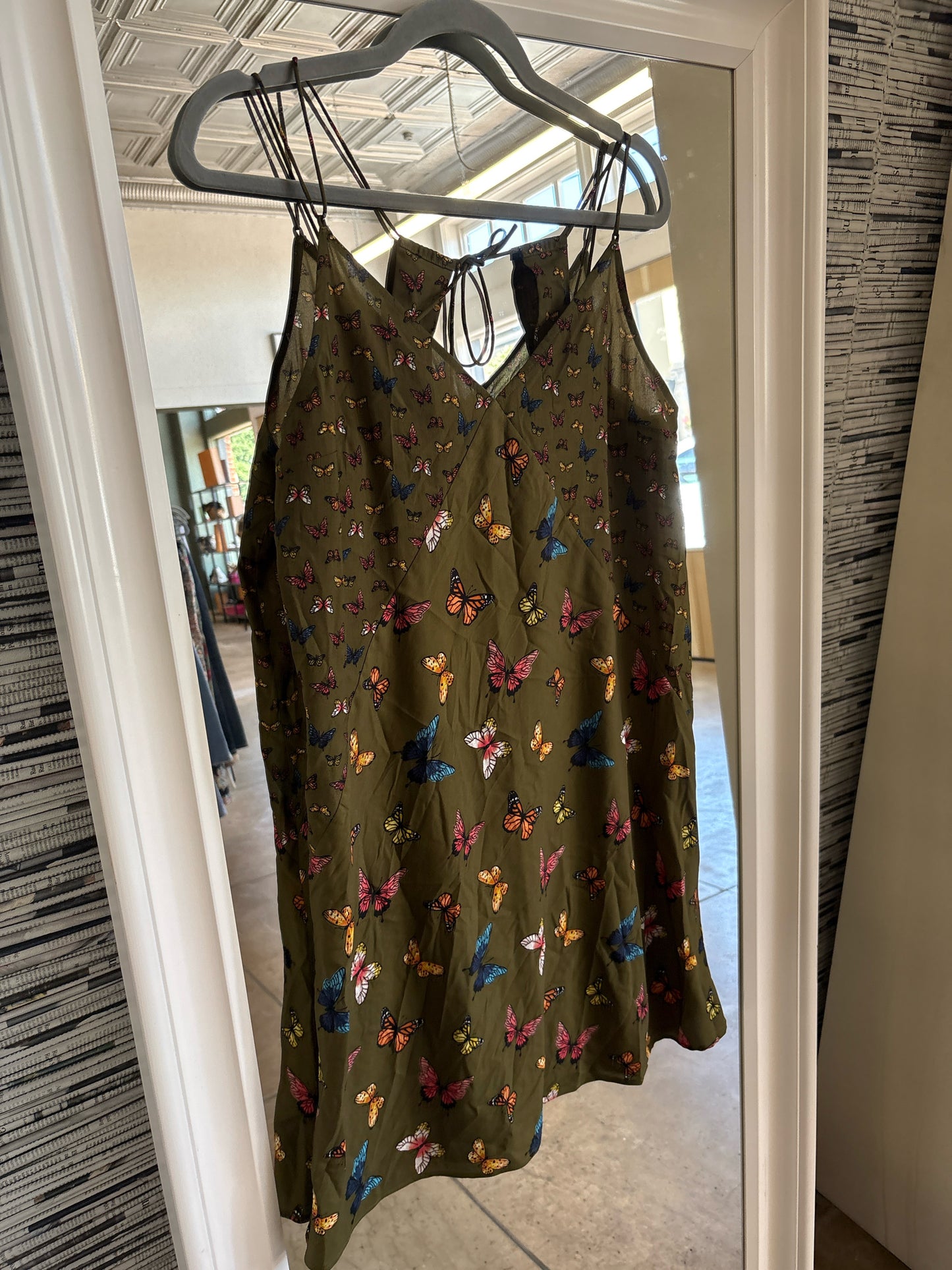 Abercrombie & Fitch Size M green and multi Dress