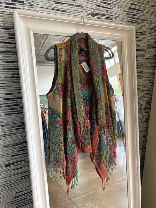 ANU Size M multi Kimono/Shawl
