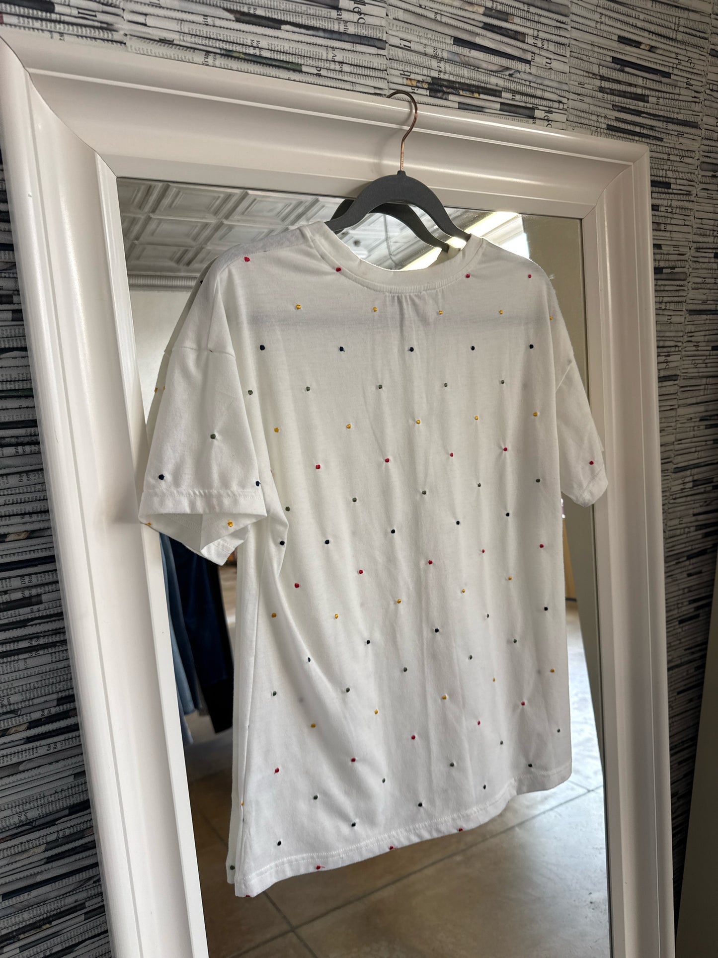 Polagram Size S White Tee