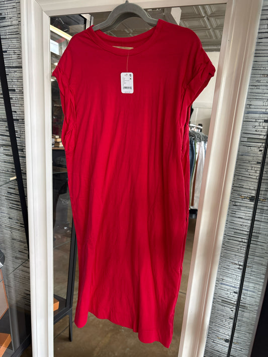 free people Size S Red t-shirt Dress