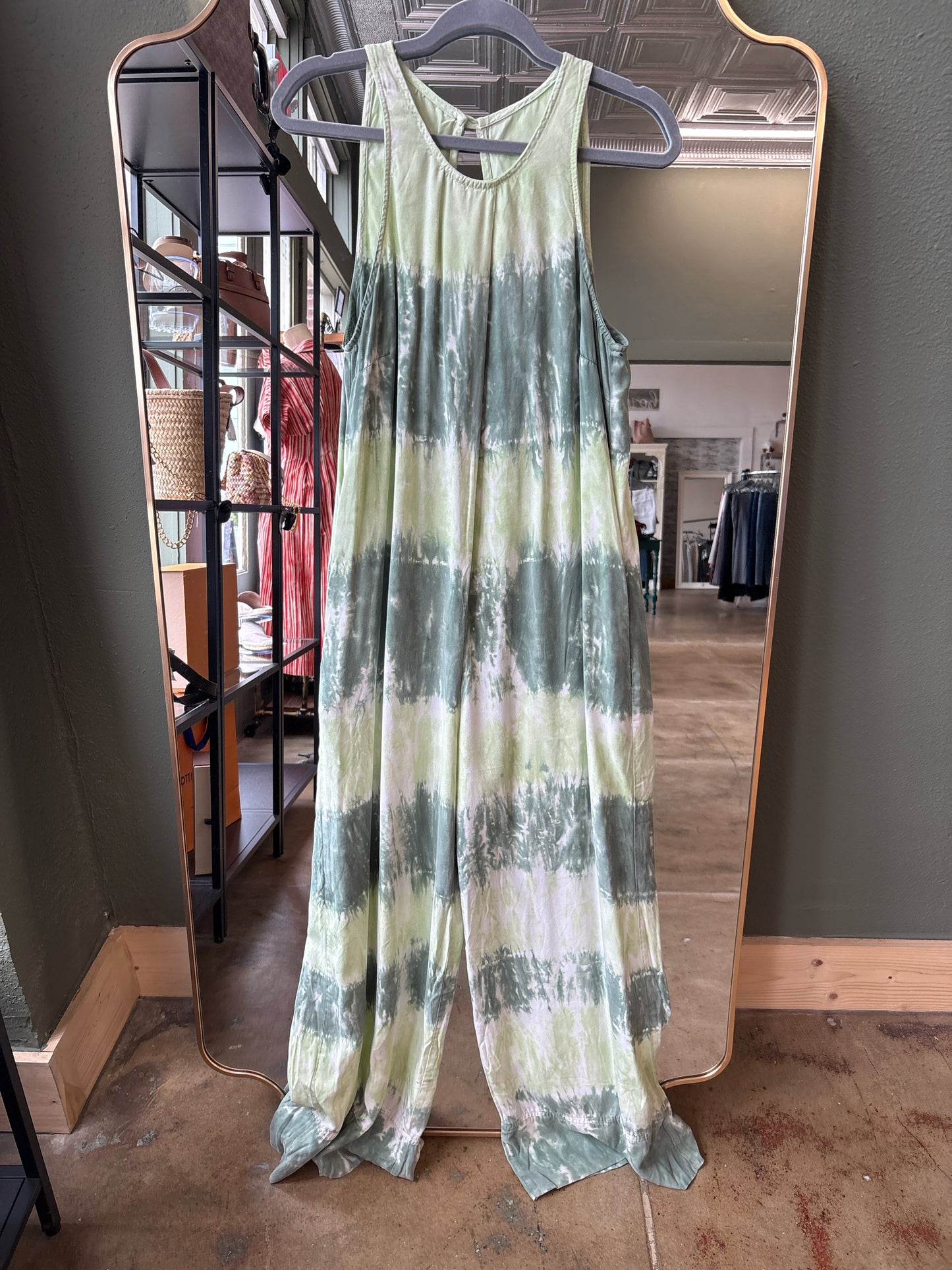 Back Beat Co. Size S Green Romper