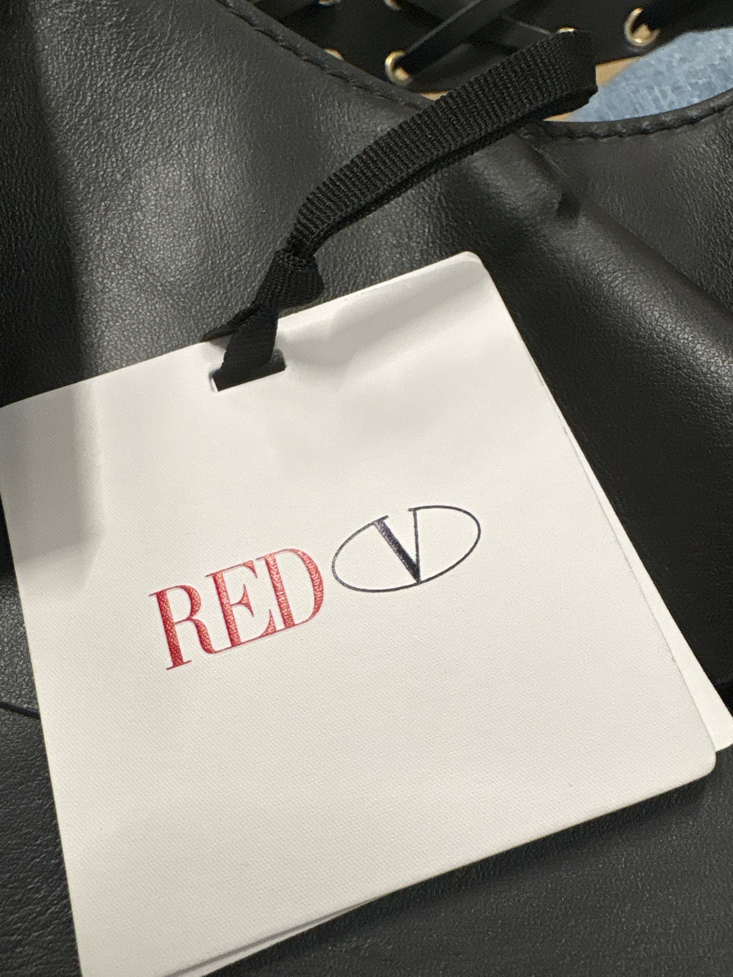 Red Valentino Black Ruffle Purse