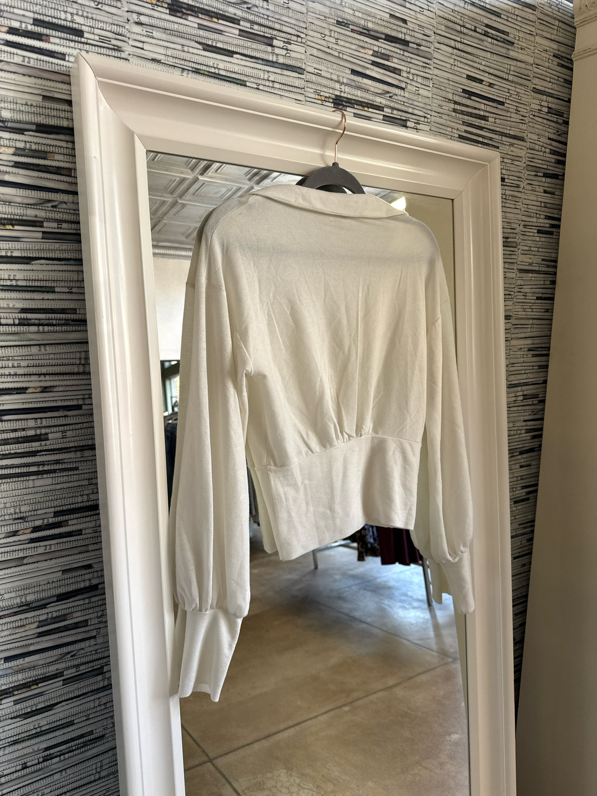 Style Rack Size M White Top