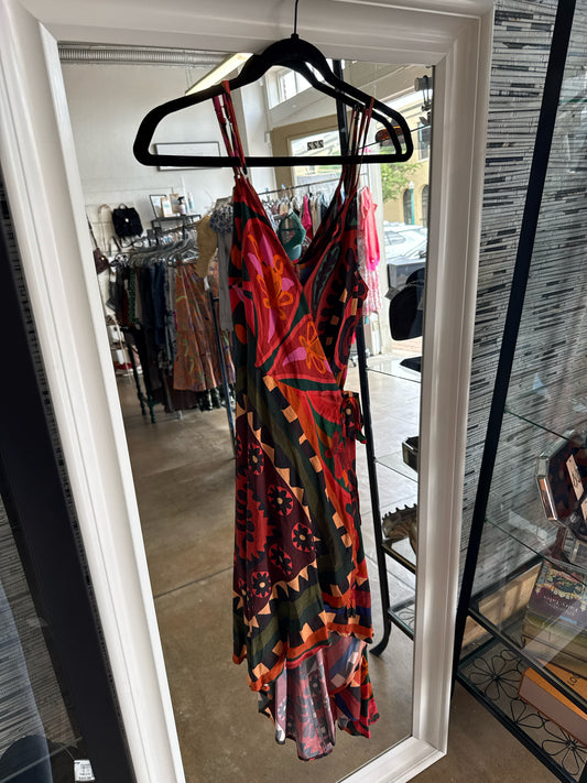 Farm for Anthropologie Size L multi Floral Dress
