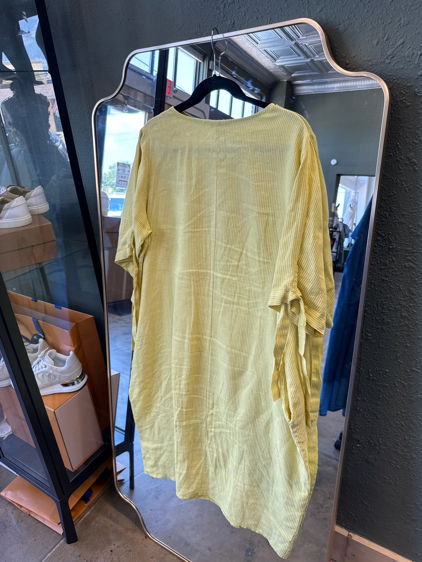 Made in Italy Yellow Dress
