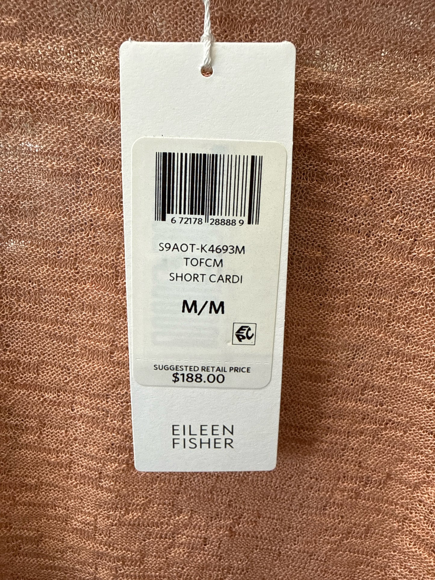 EILEEN FISHER Size M Coral Sweater