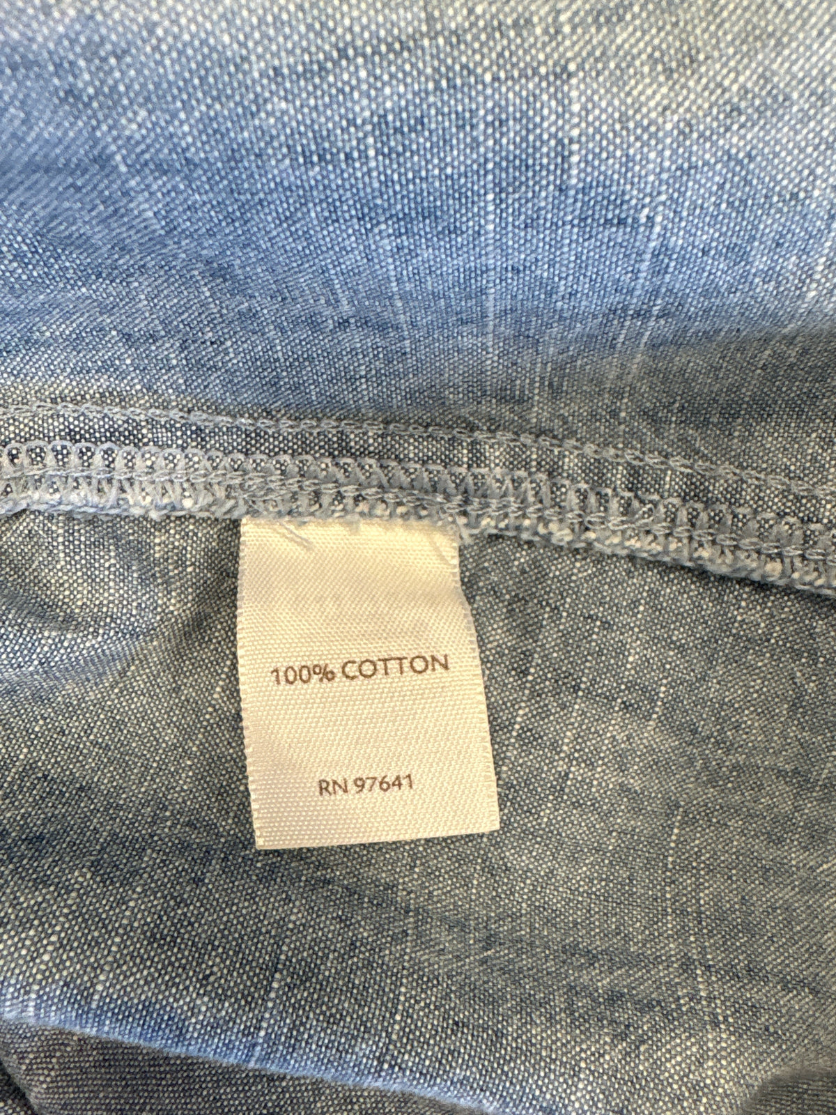 jjill Size XS Blue Chambray Top