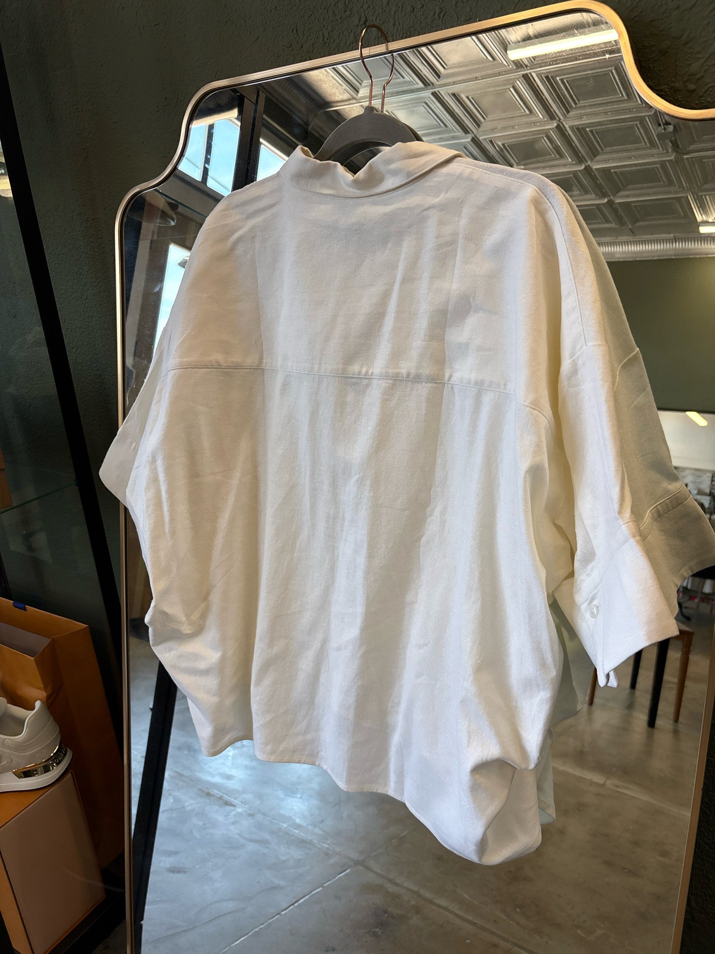 Banana Republic Size M White Top