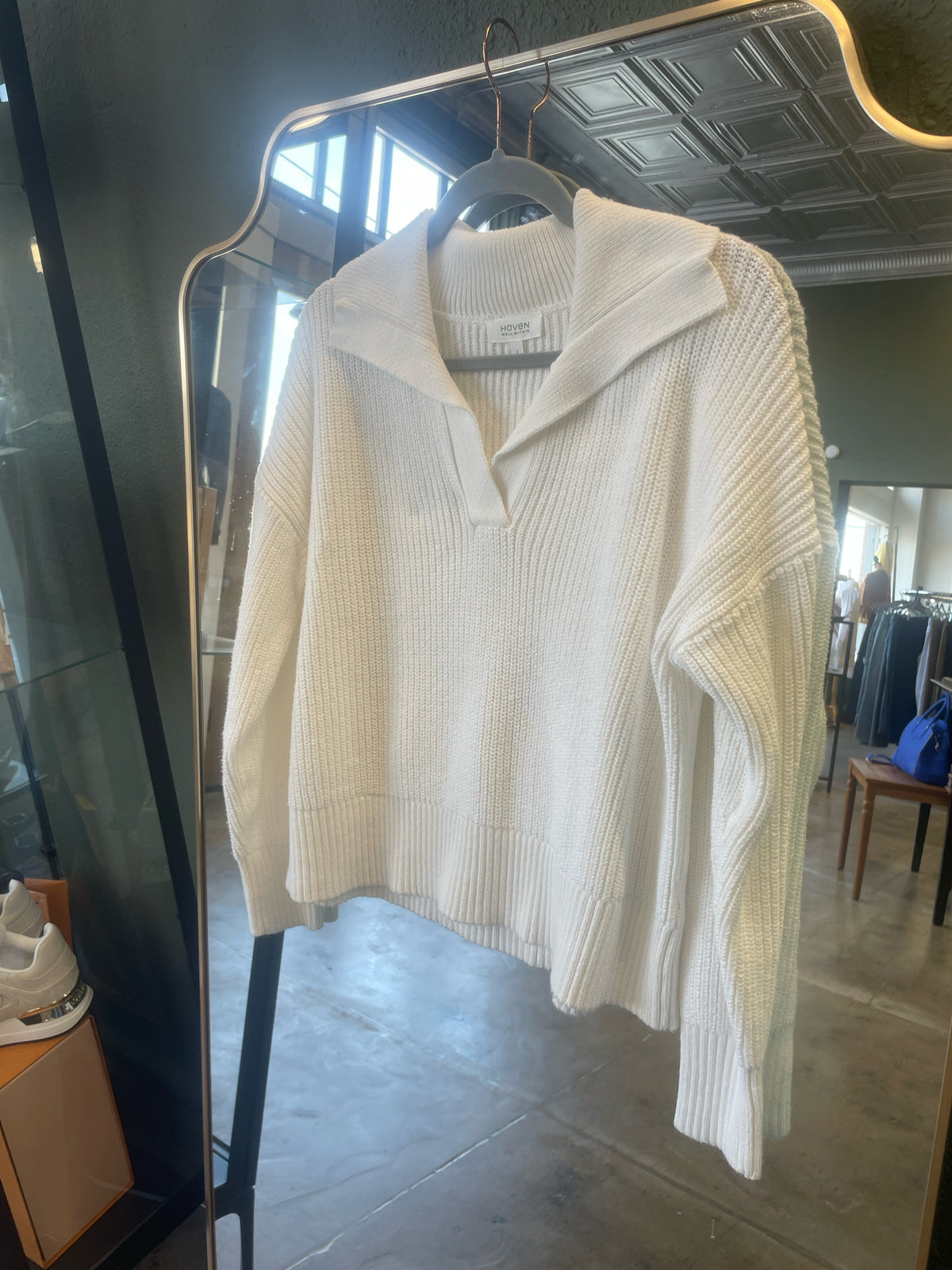 haven Size S White Sweater