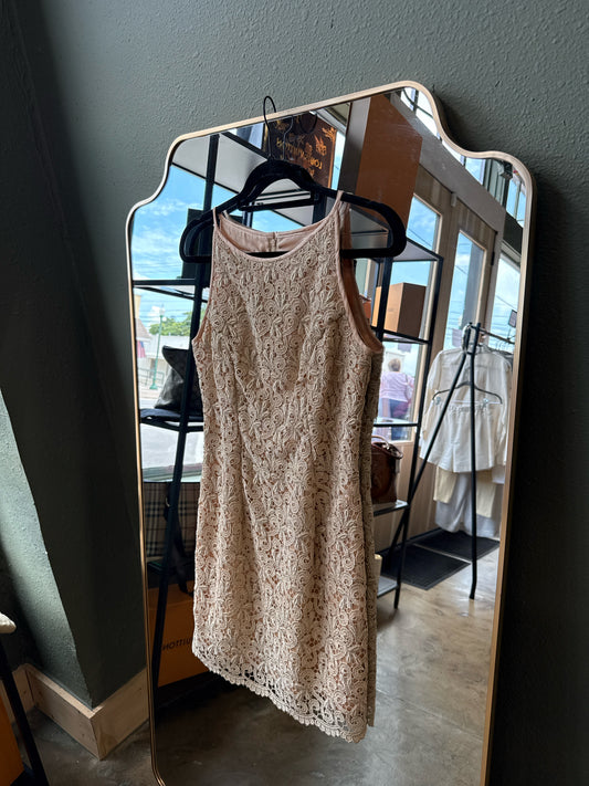 Jessica McClintock Size 4 Gold Dress
