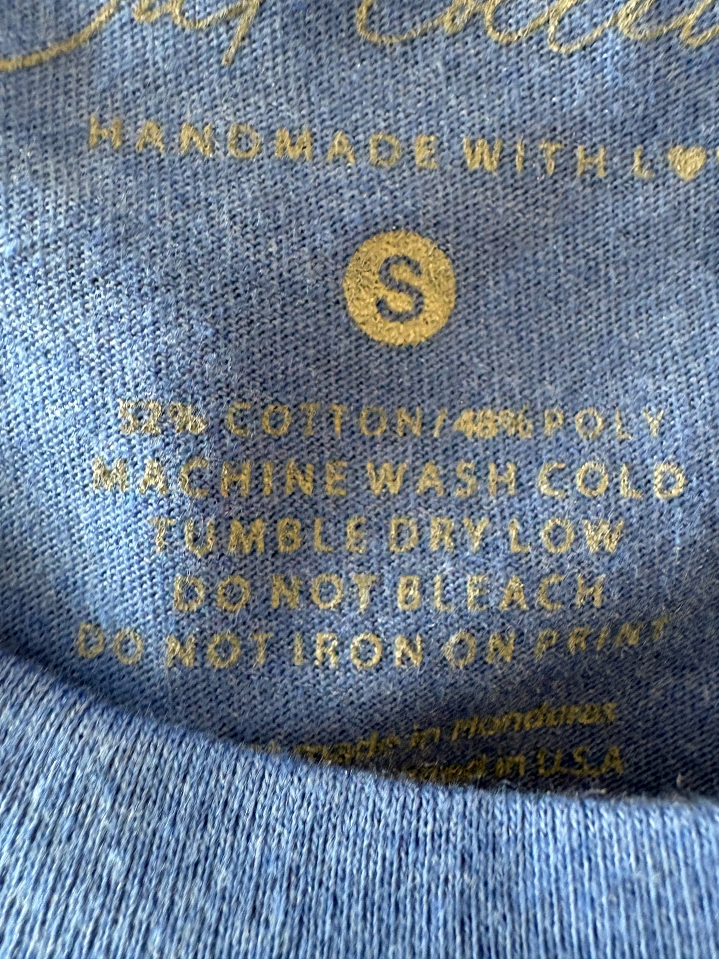 Oat Collective Size S Blue Tee