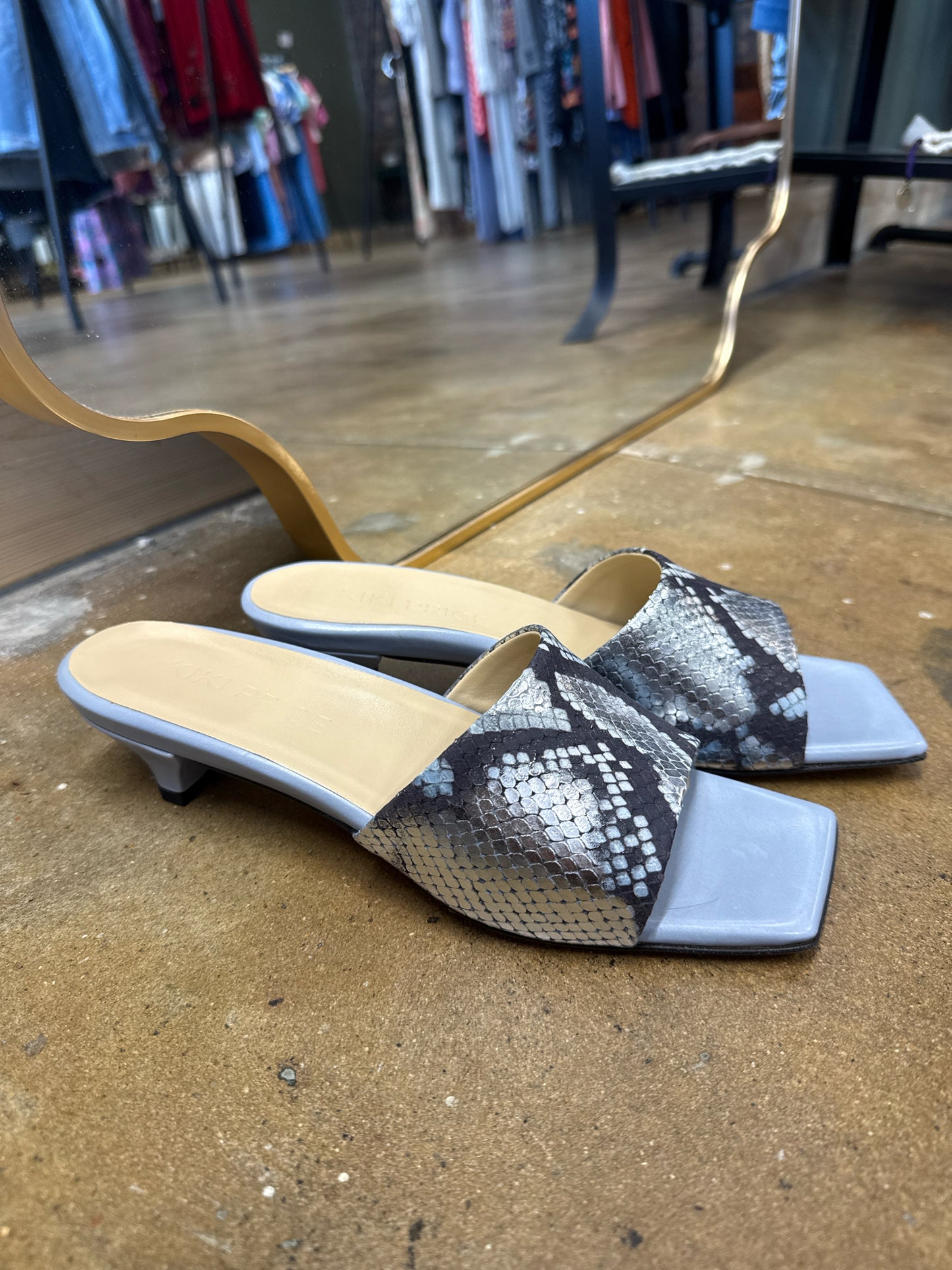 Kiki Price Shoe Size 38 Blue Sandals