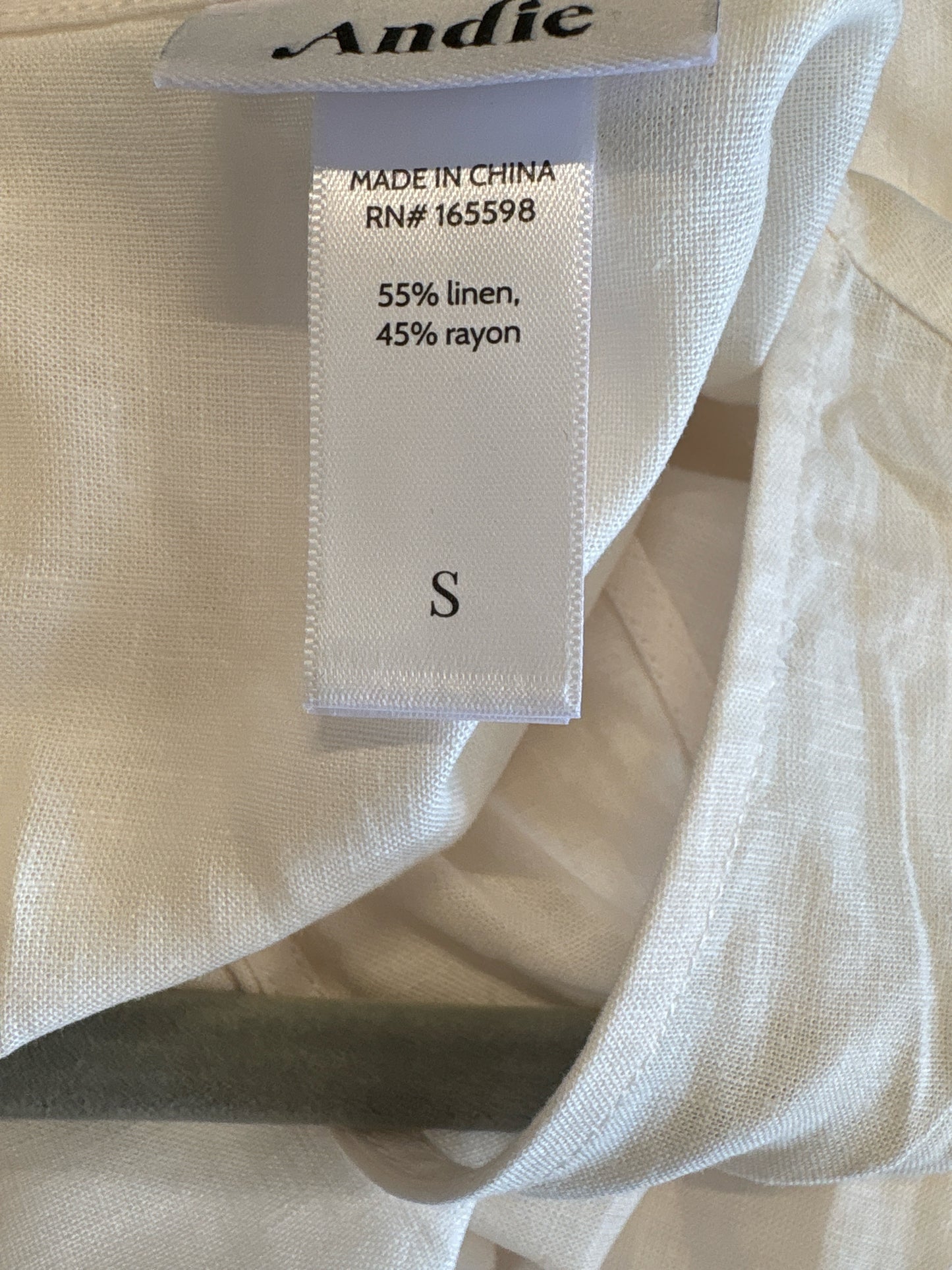Andie Size S White Dress