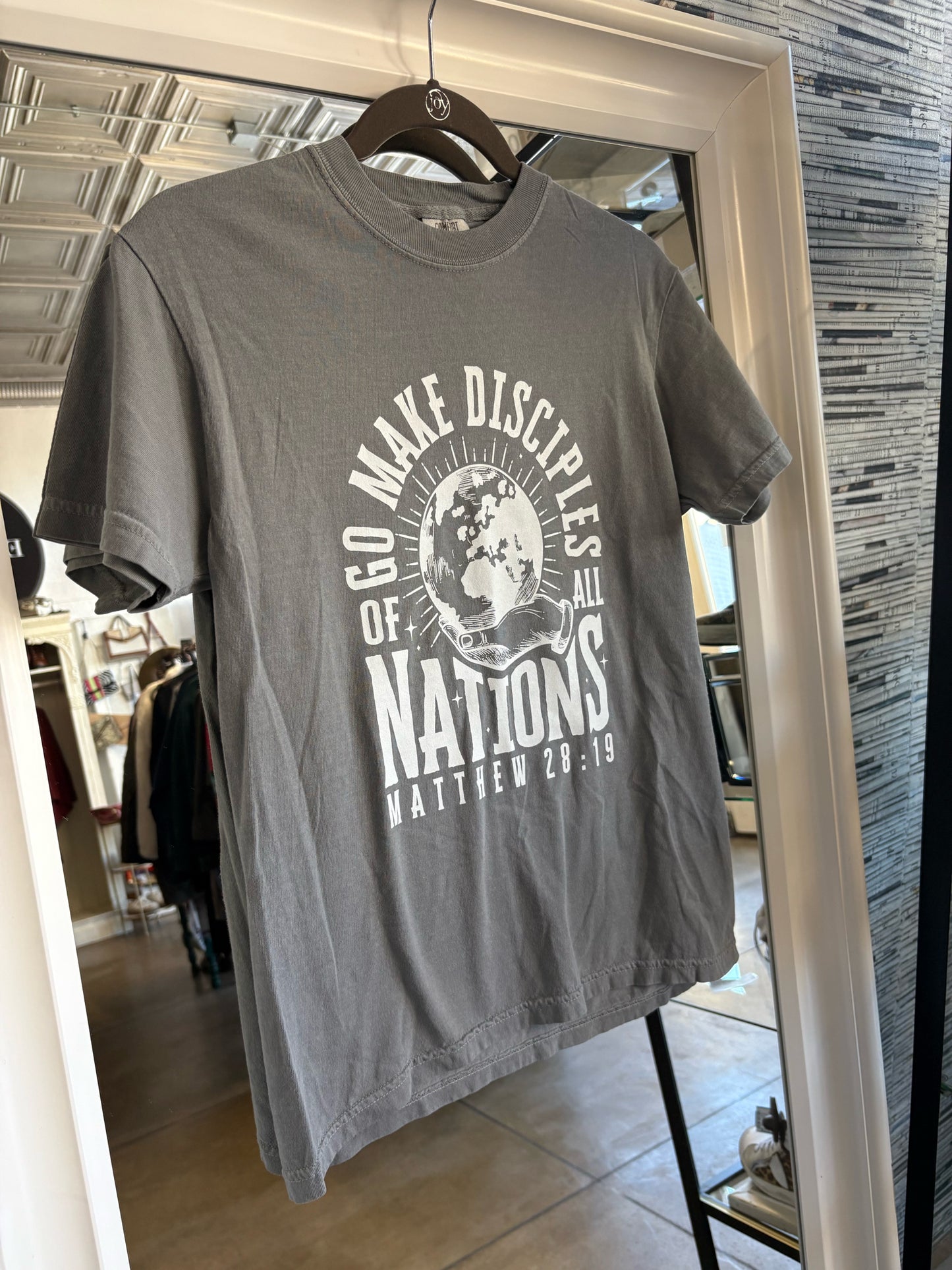 Hand Made Alabama Gray Tee