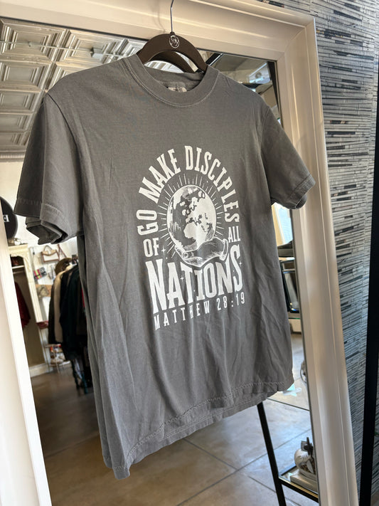 Hand Made Alabama Gray Tee