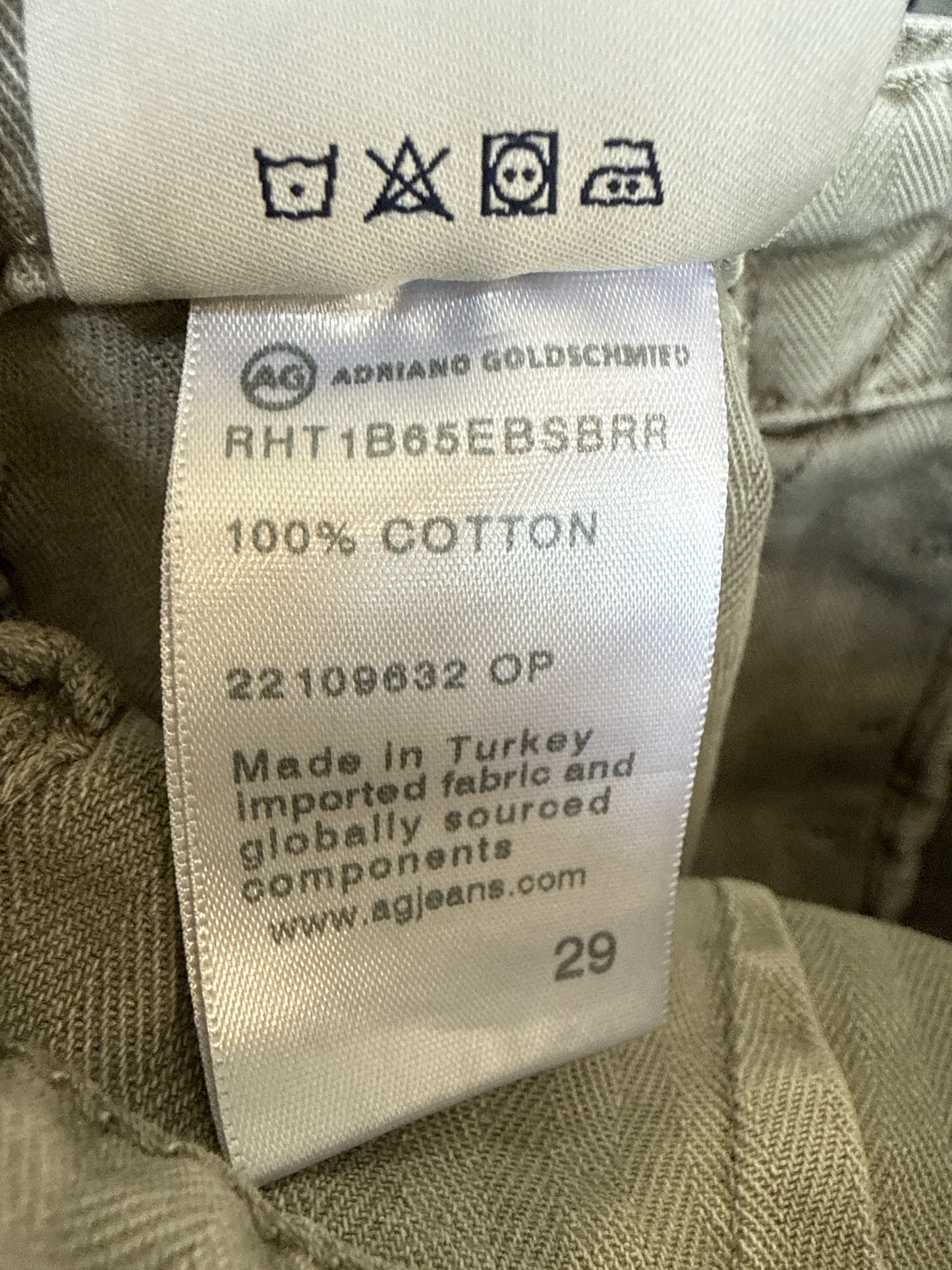 AG Size 29 Green Pants