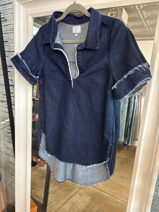 NOBLE Size 31 Denim Top