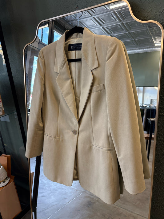 linda allard ellen Tan Blazer