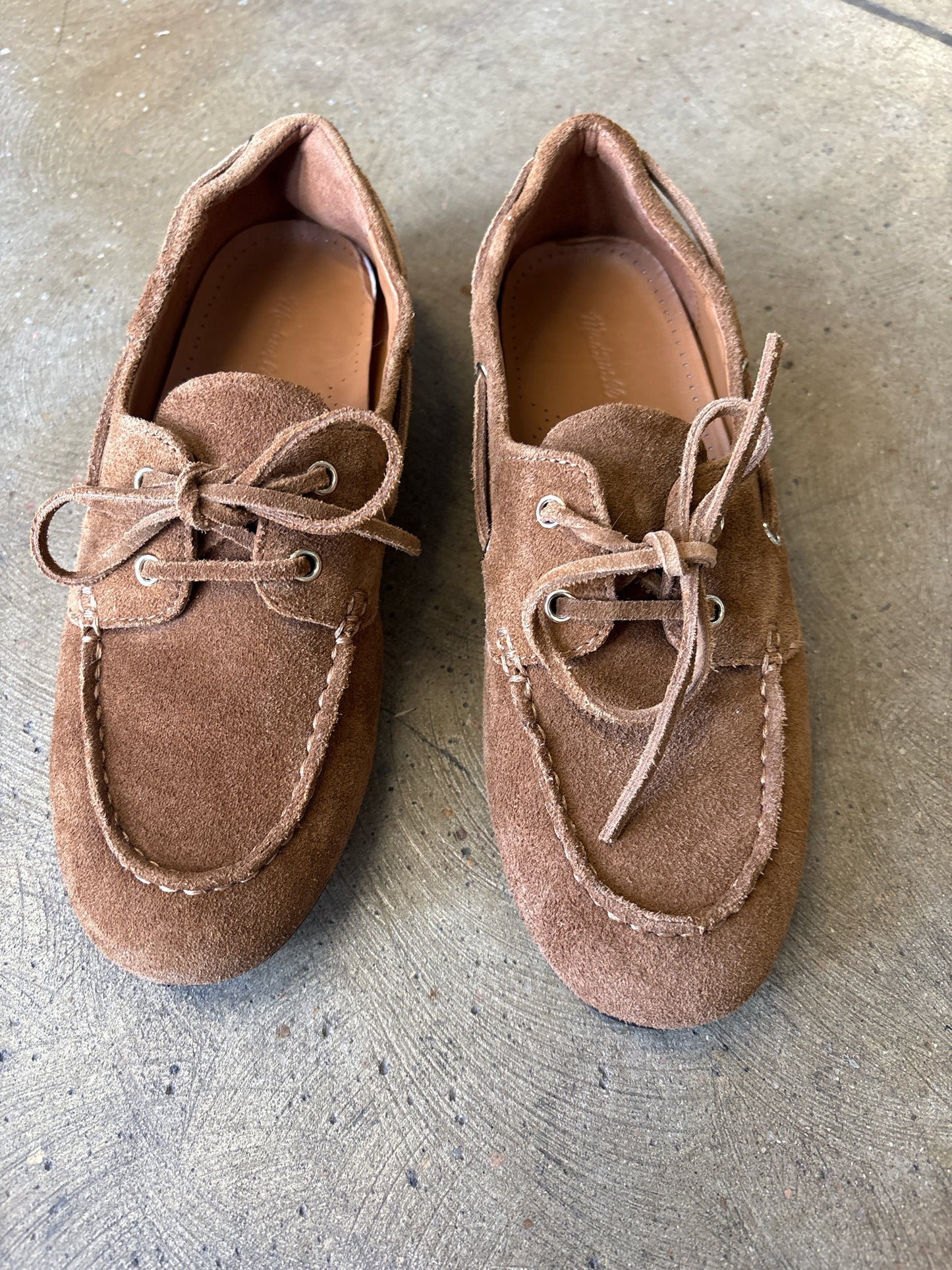 MADEWELL Shoe Size 7.5 Tan suede Loafers