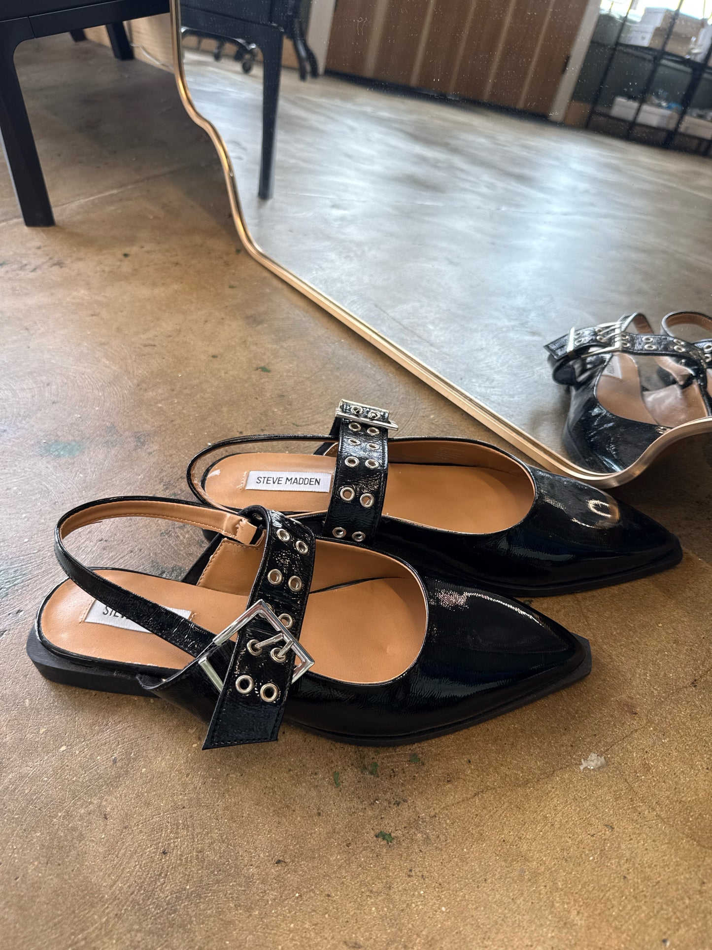 Steve Madden Shoe Size 10 Black Flats