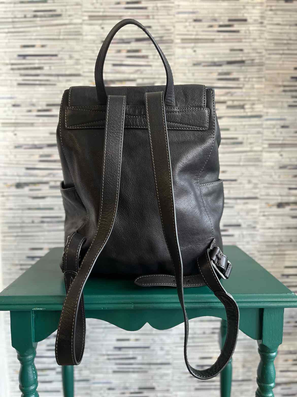 Frye Black Backpack