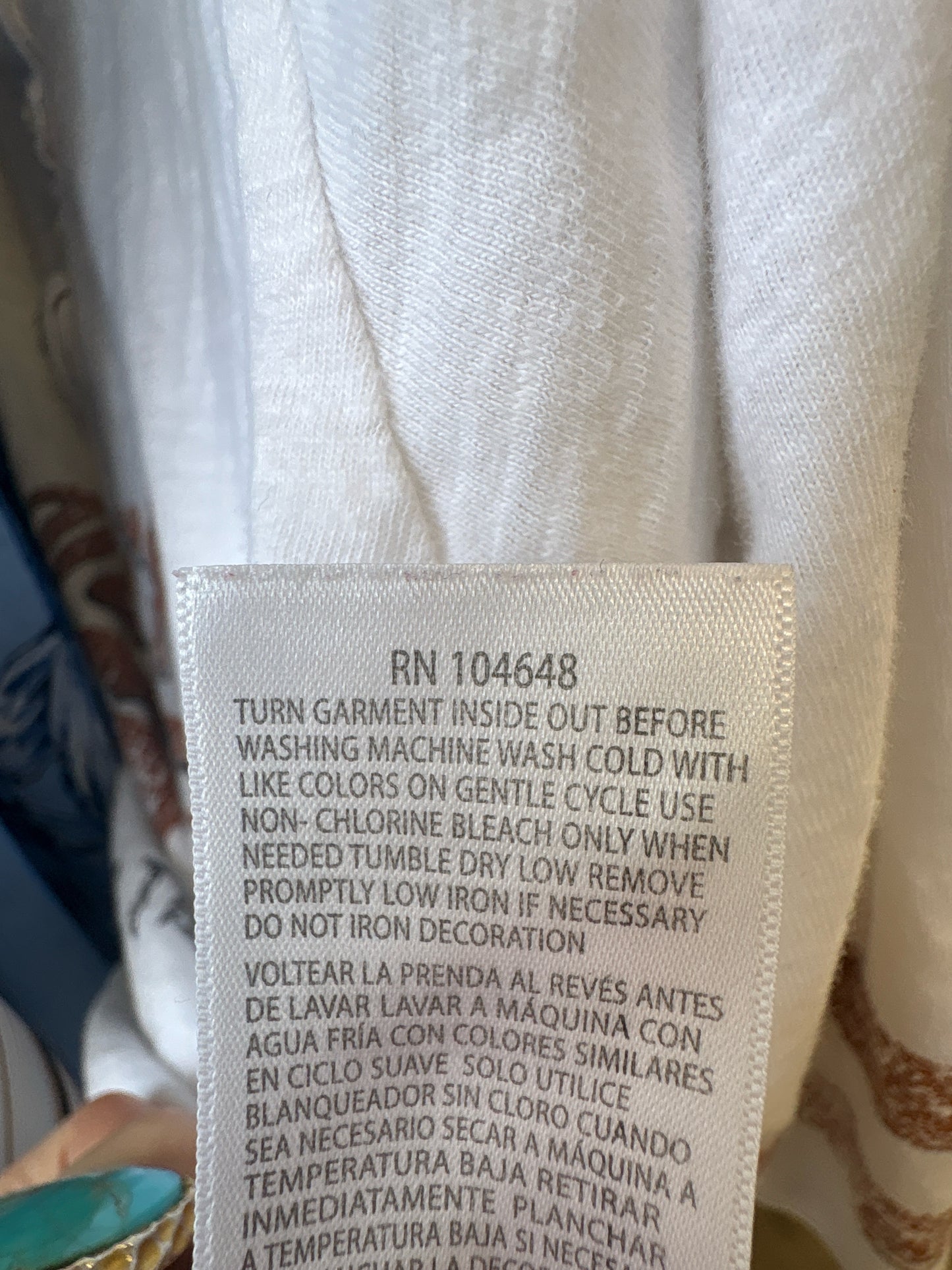 KA for HER Size M White/Orange Top