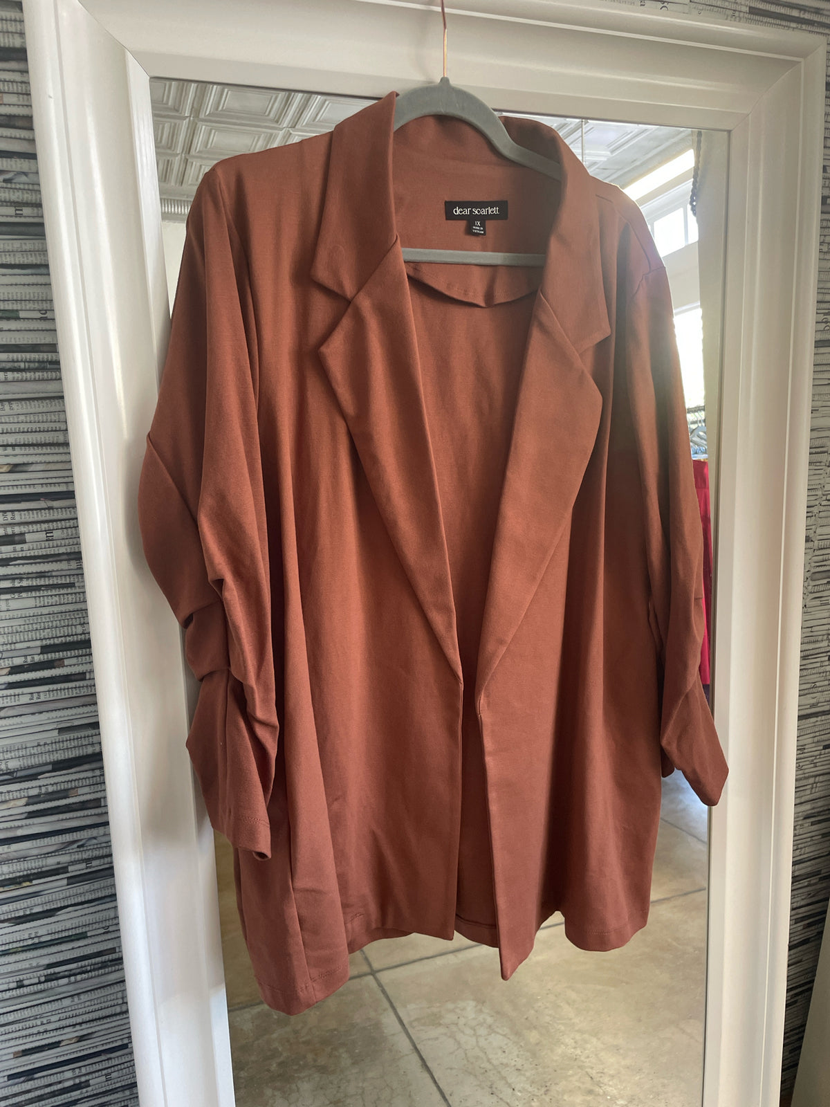 Dear Scarlet Size 1X Rust Jacket