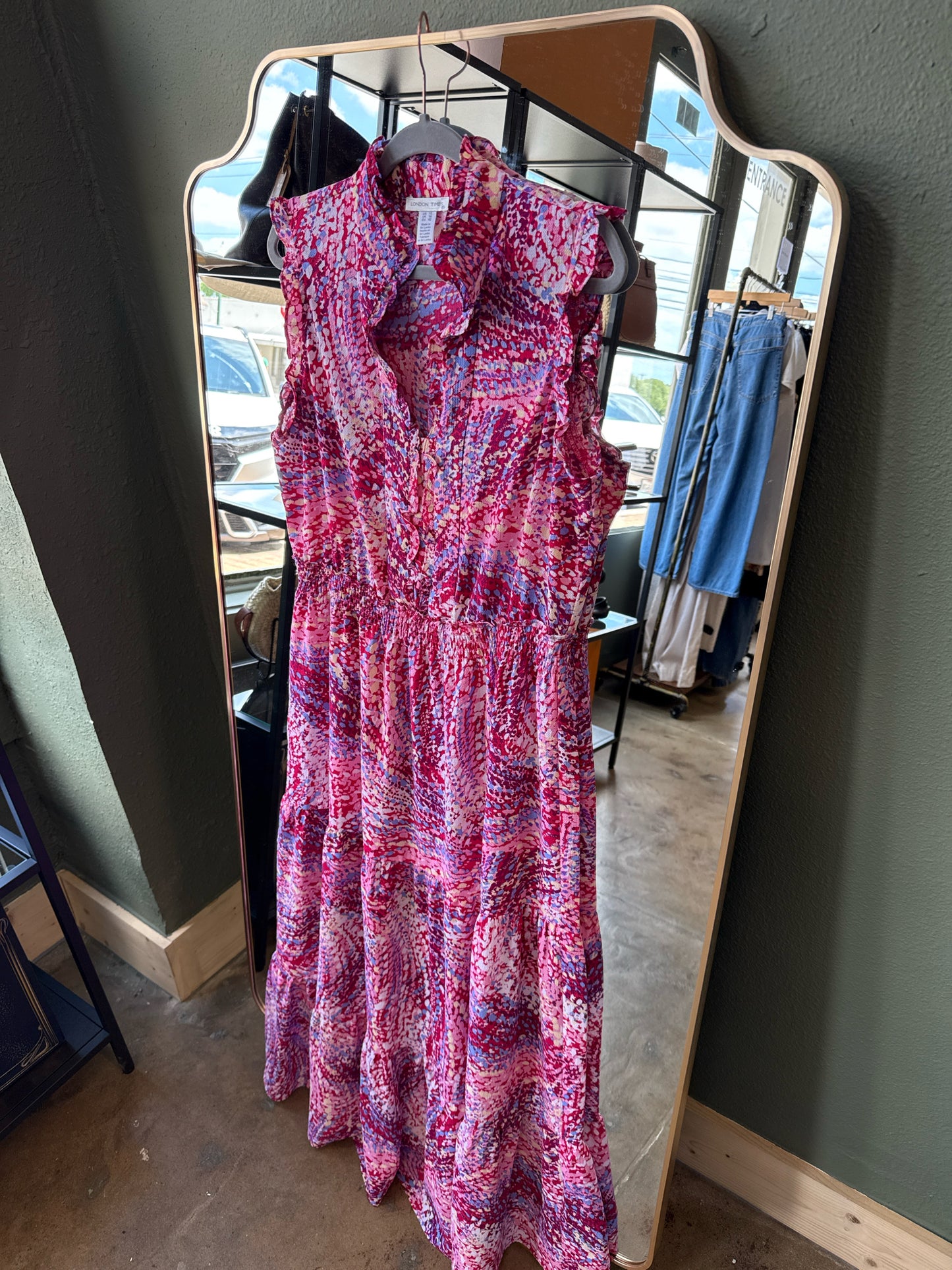 london times Size 12 multi Print Dress