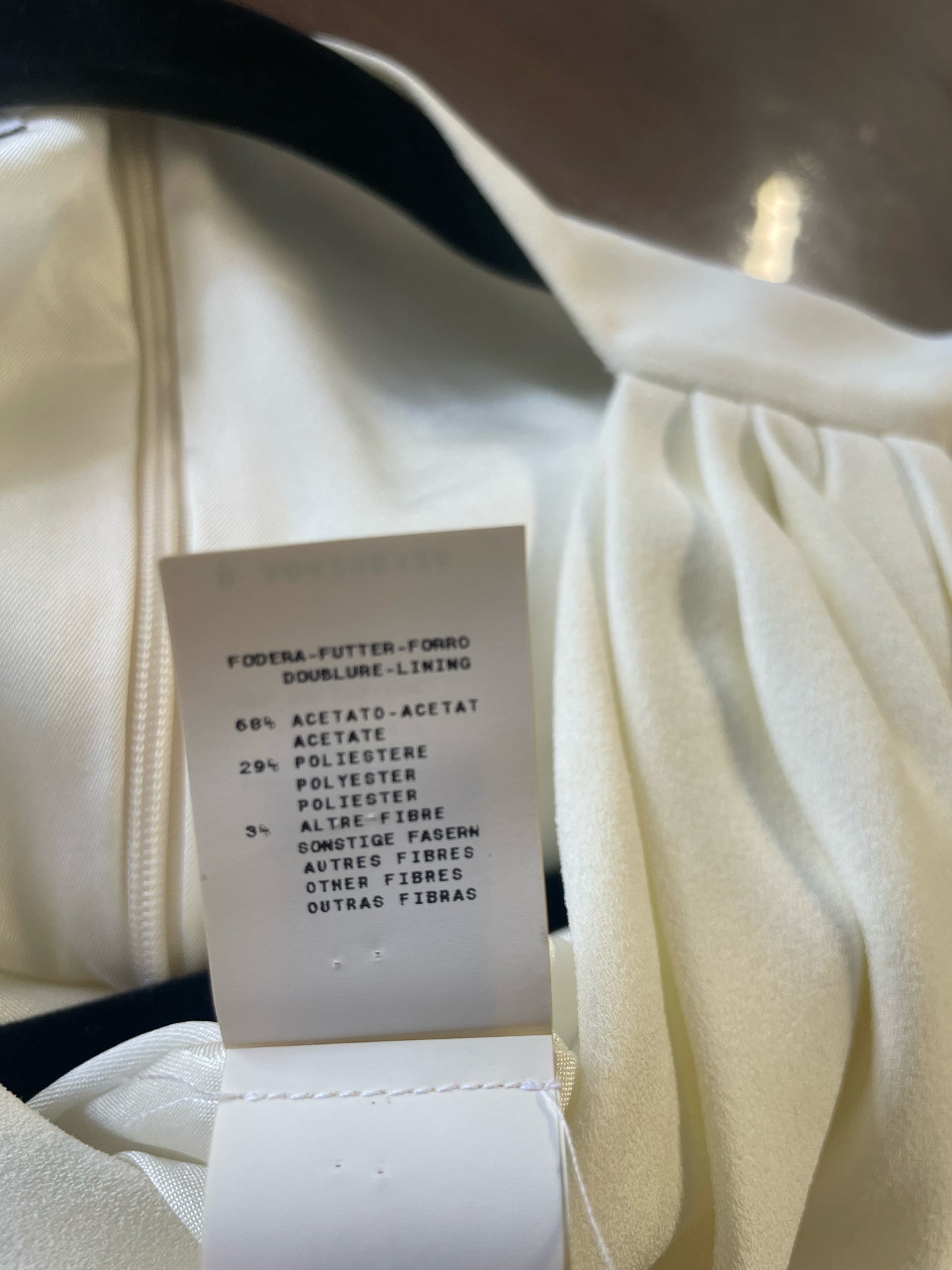 Moschino Size 8 Ivory Dress