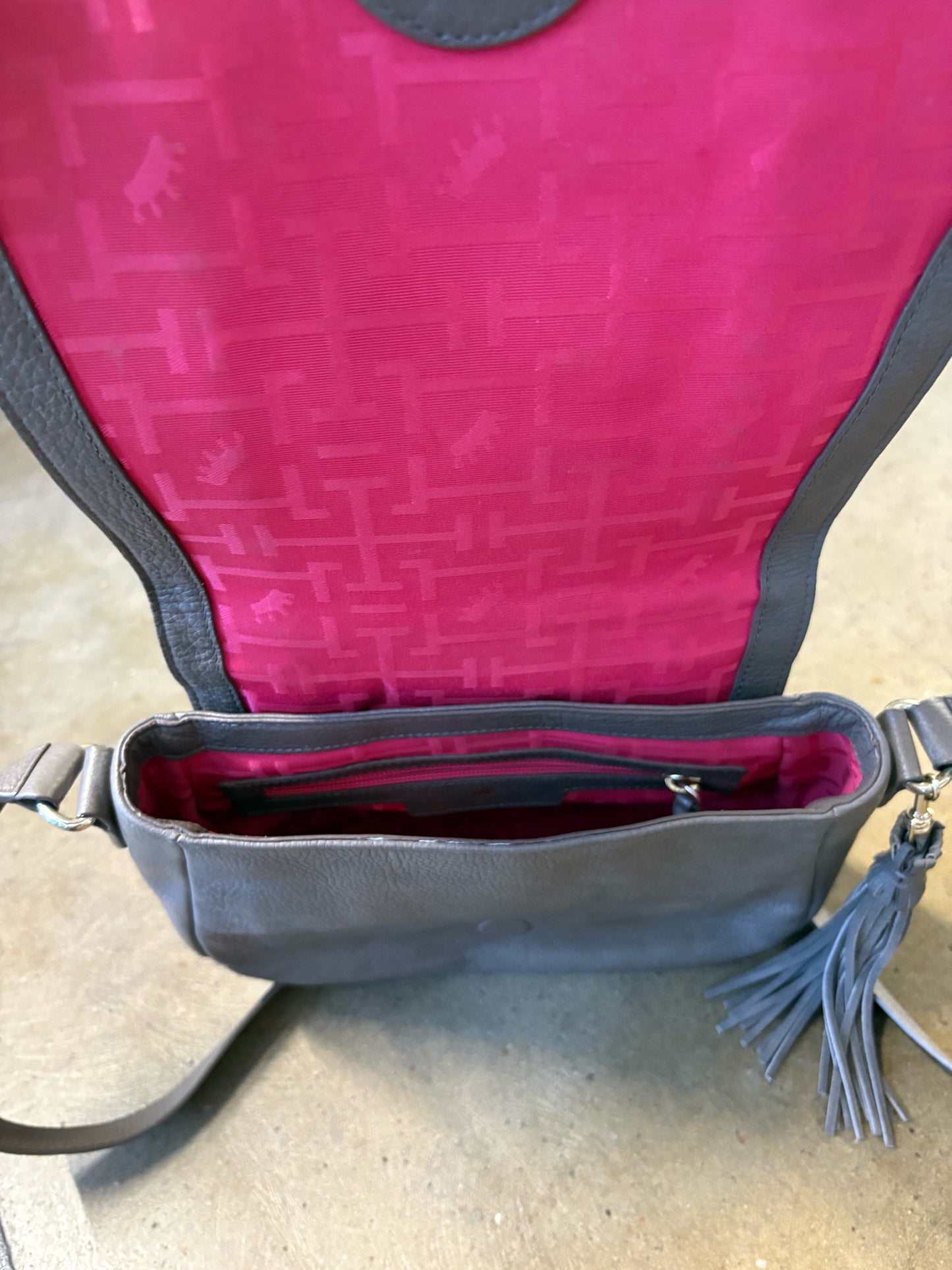 Elaine Turner Gray Purse