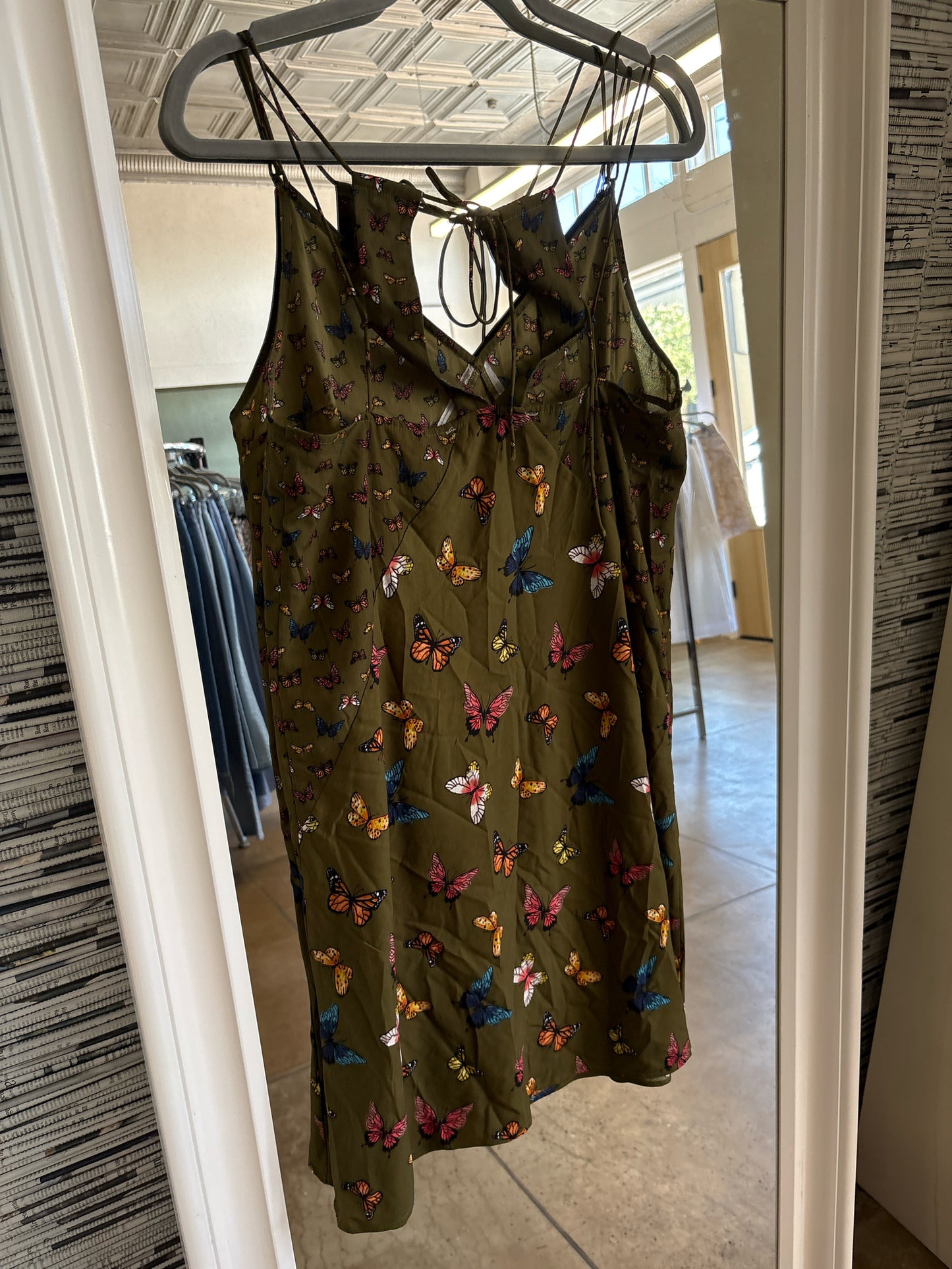 Abercrombie & Fitch Size M green and multi Dress