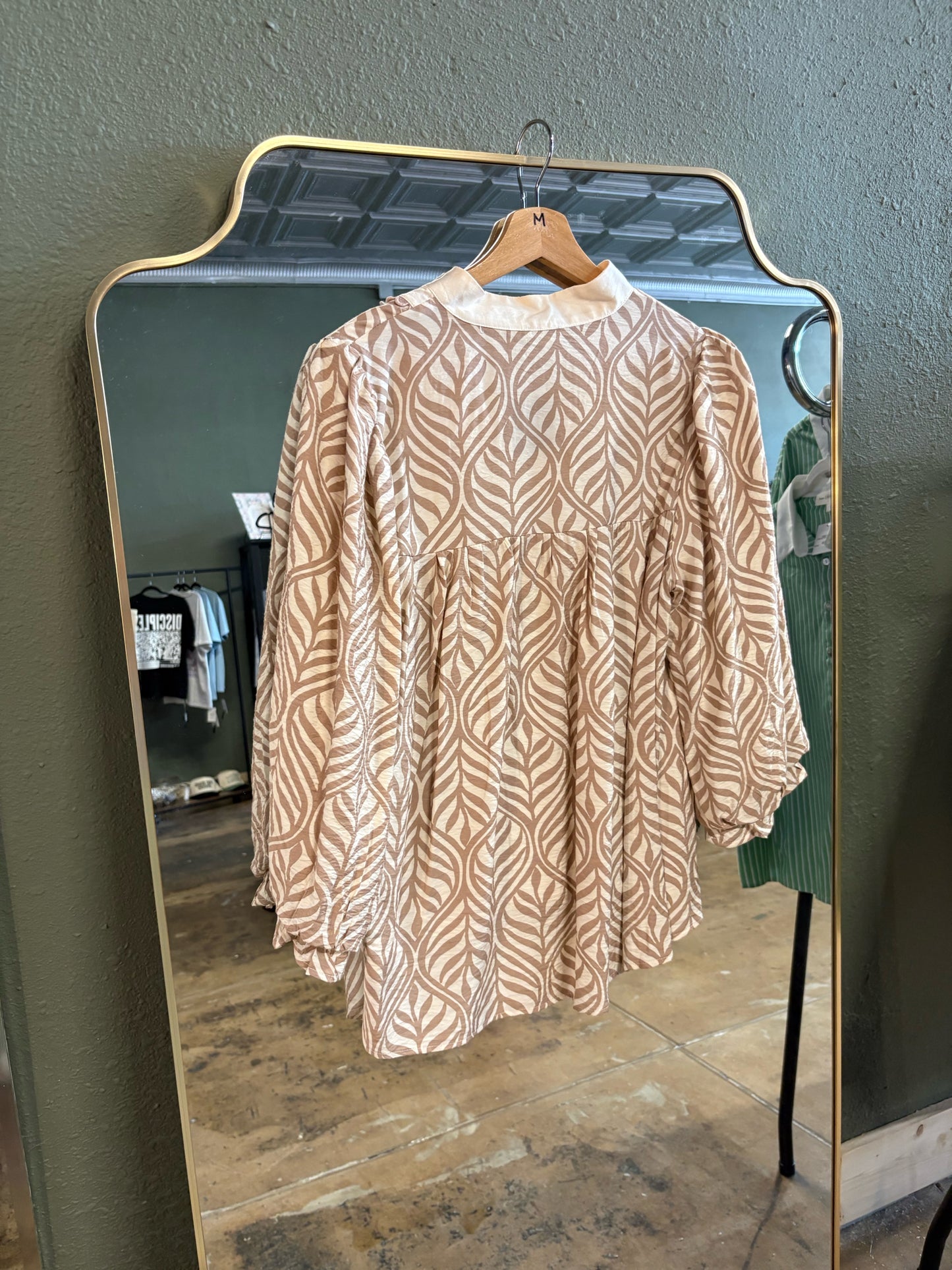 Jodifl Size M brown/cream Top