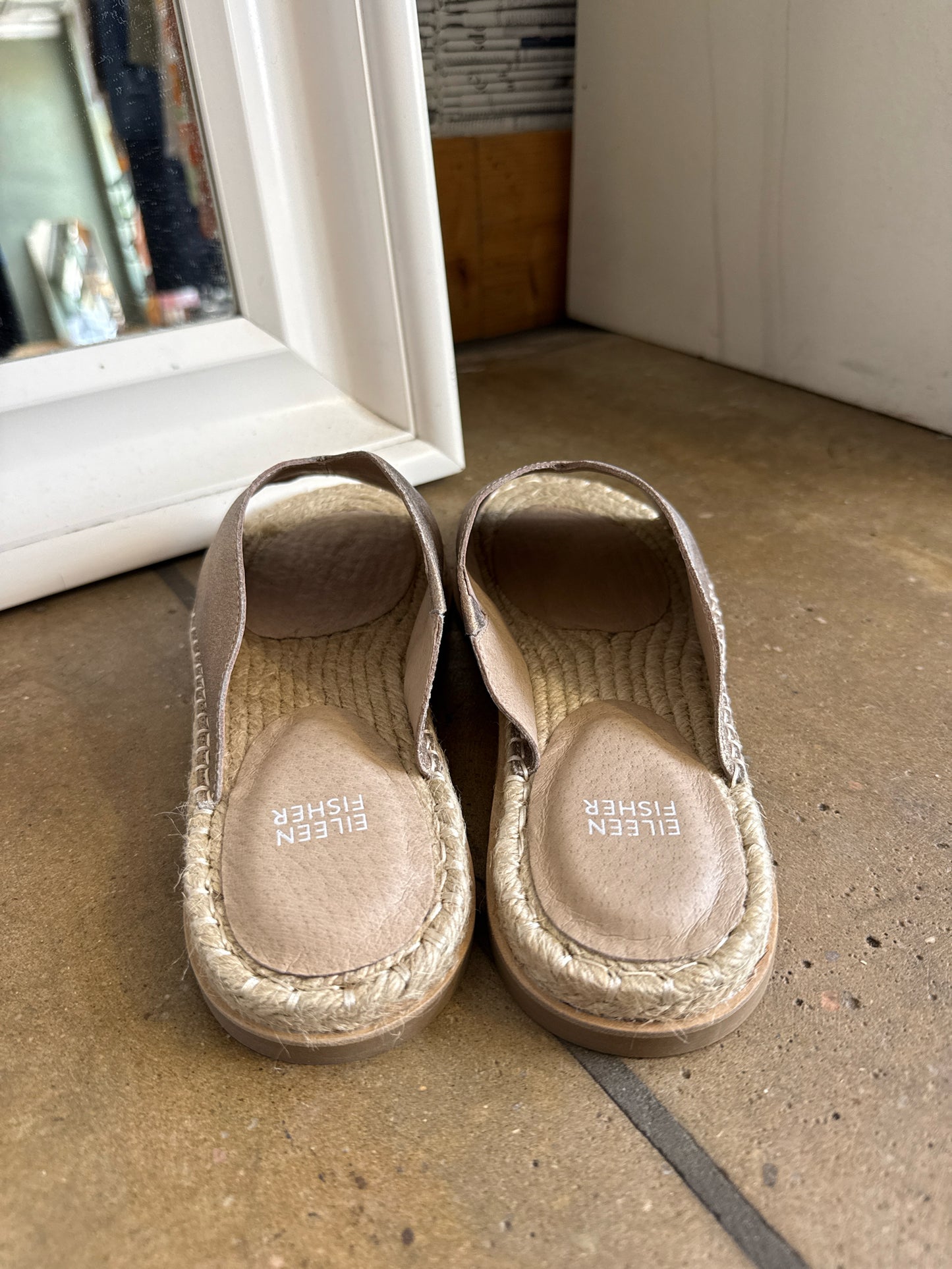 EILEEN FISHER Shoe Size 10 Bronze Sandals