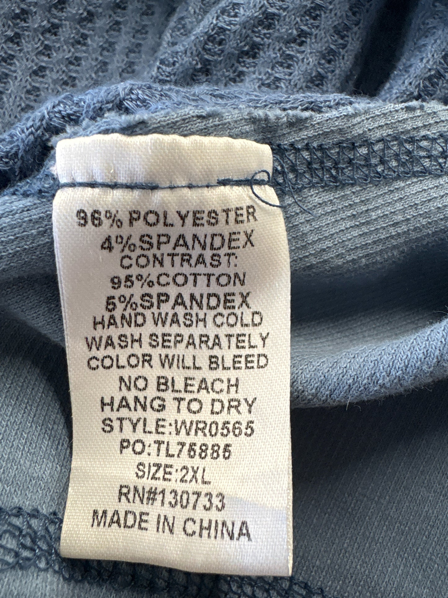 Umgee Size 2XL Blue Top