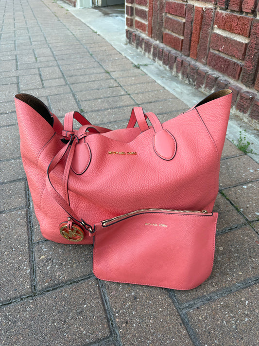 MICHAEL KORS Coral PEBBLED Bag