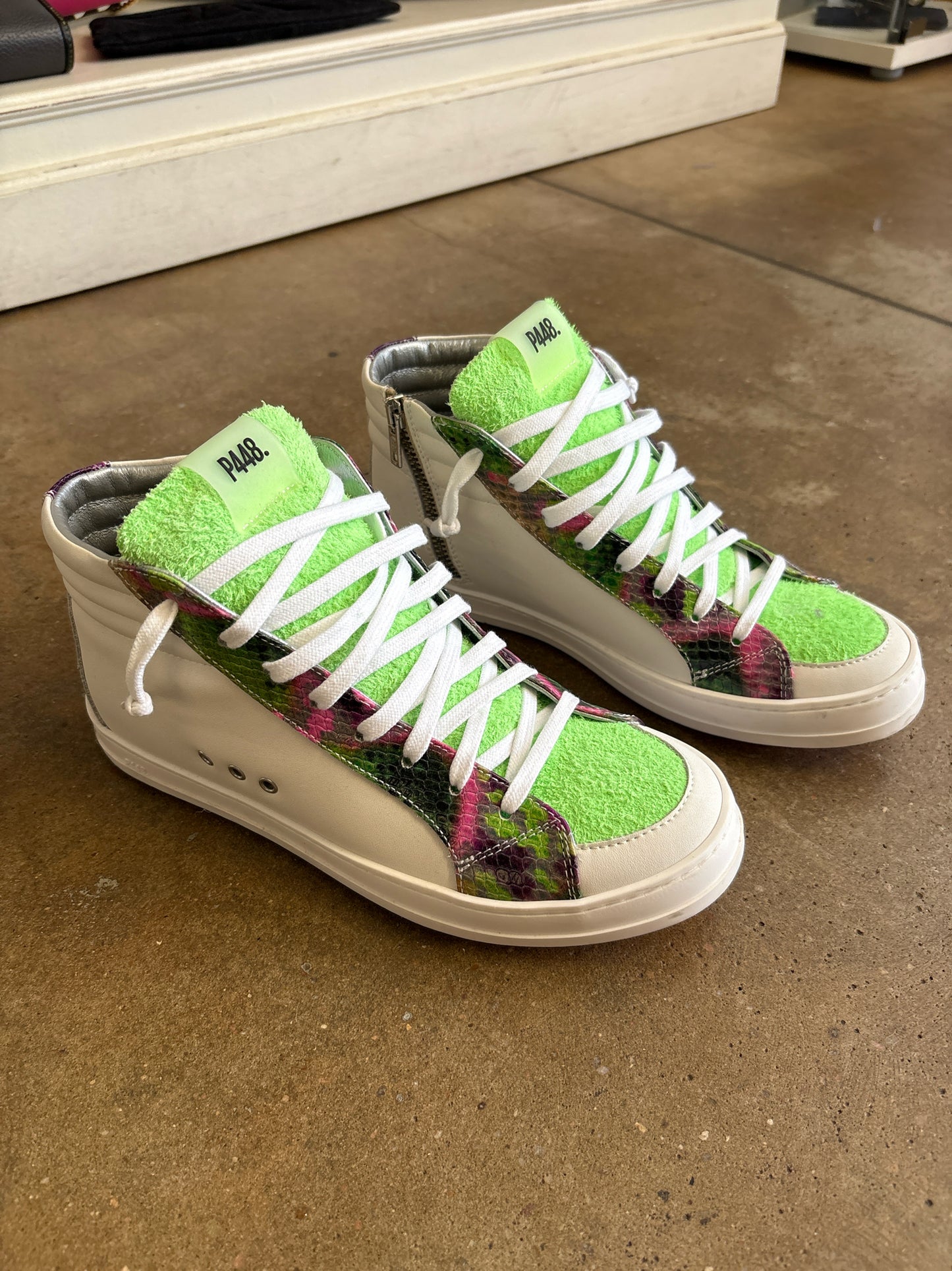 P448 Shoe Size 39 Green/multi Sneakers
